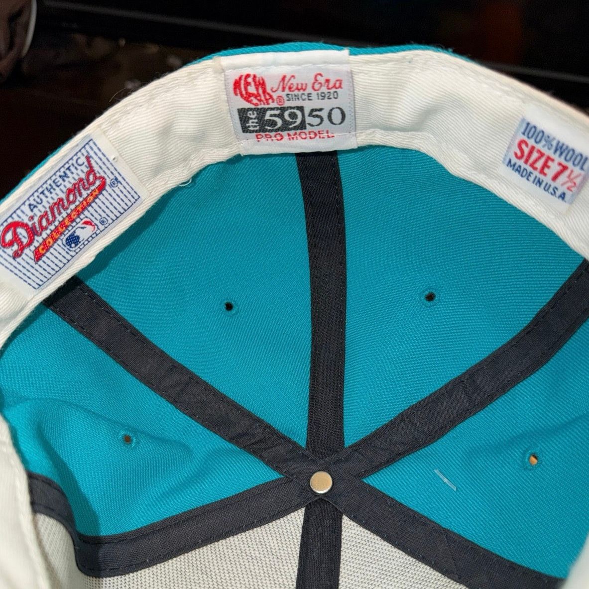 New Era New Era The 59/50 VNTG 90s Florida Marlins Hat Size 71/2 NWT Size ONE SIZE - 10 Thumbnail