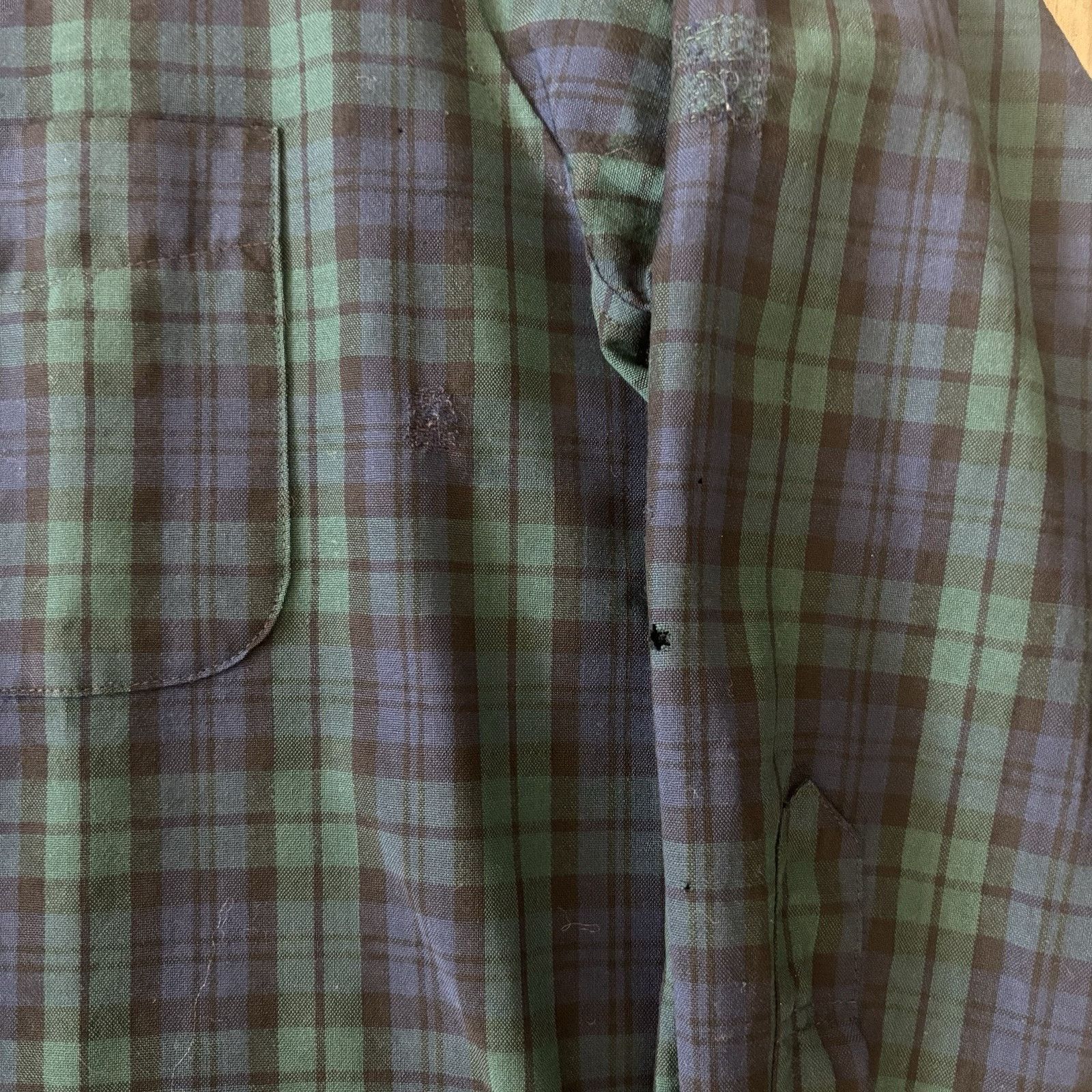 Pendleton Vintage 70’s Sir Pendleton Wool Shirt Tartan Green Men’s XL Size US XL / EU 56 / 4 - 6 Thumbnail