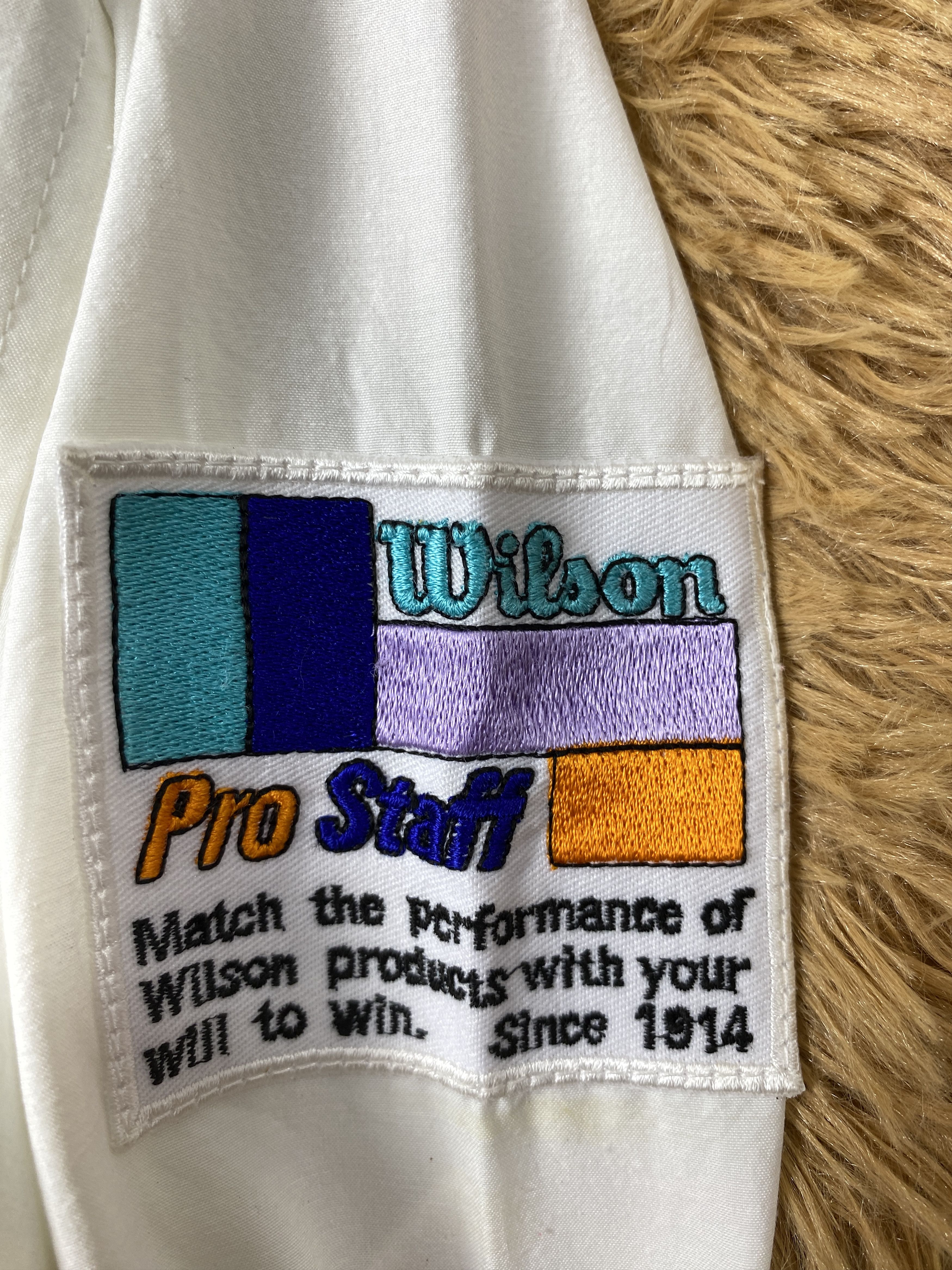 Vintage Vintage 90s Wilson Tape on Jacket J1999 Size US M / EU 48-50 / 2 - 6 Thumbnail