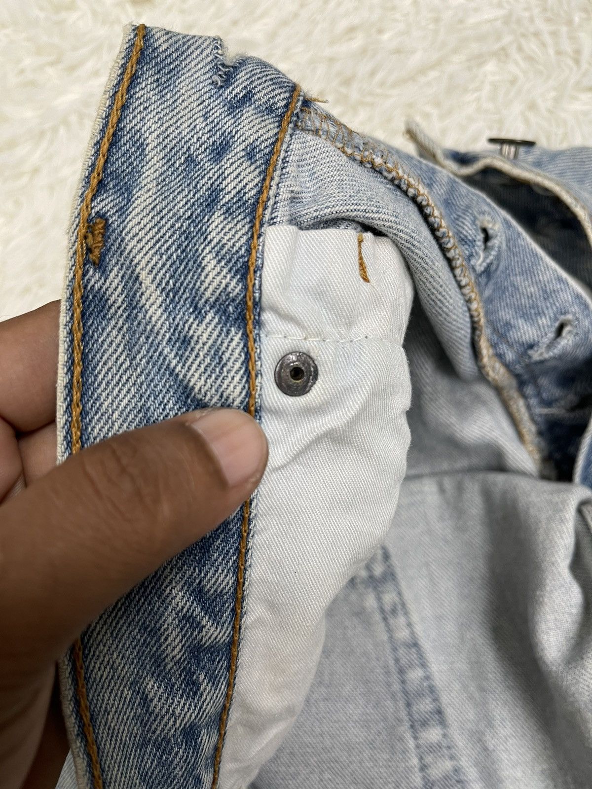 Levi's Custom distressed jeans Fashion Style Size US 35 - 15 Thumbnail