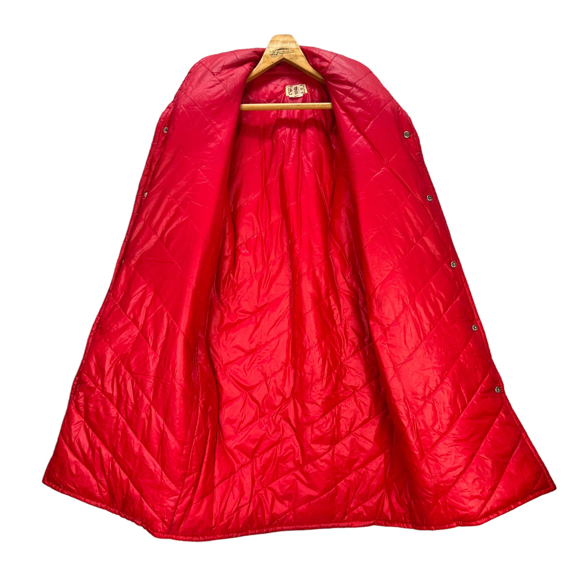 Fiorucci VINTAGE FIORUCCI RED PUFFER LONG COAT JACKET #8395-007 Size US M / EU 48-50 / 2 - 7 Thumbnail