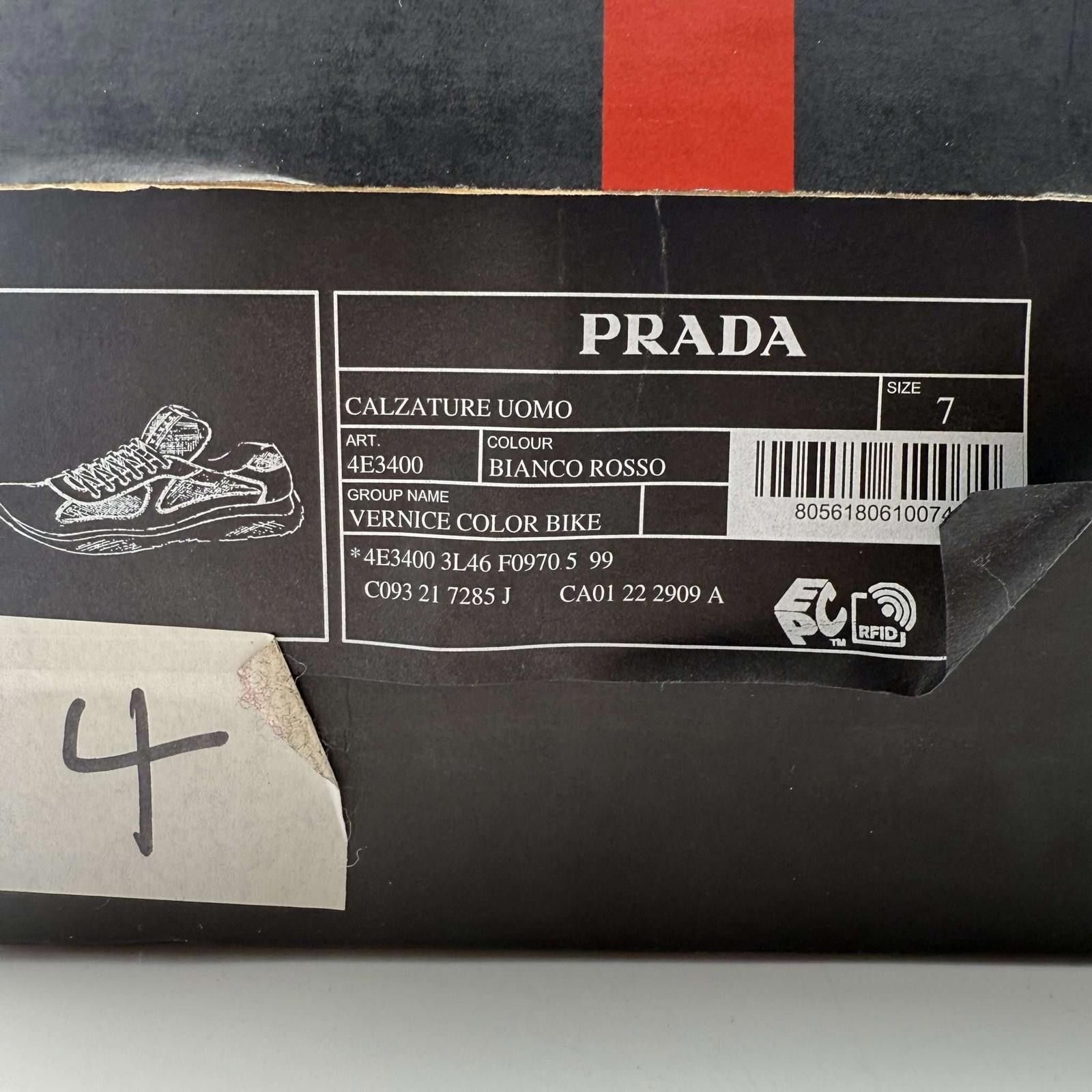 Prada Prada American Cup White Sneakers UK 7 Used with Box Size US 8 / EU 41 - 11 Thumbnail
