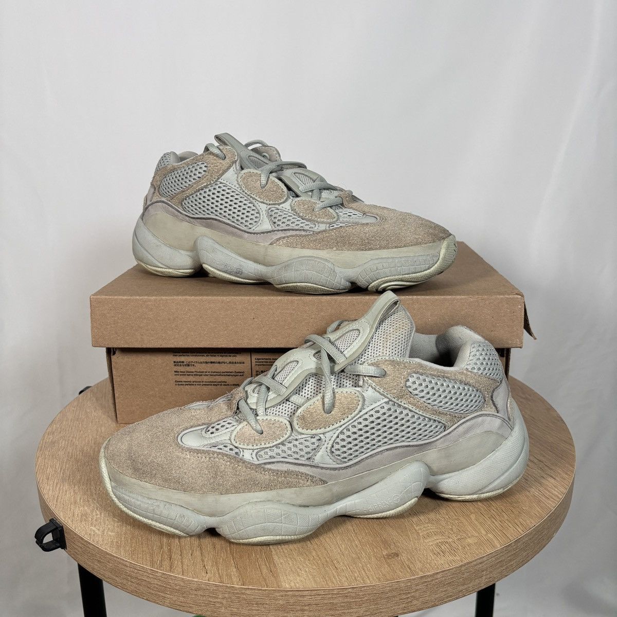 Adidas × Kanye West Adidas Yeezy 500 Salt Used 9.5M Size US 9.5 / EU 42-43 - 1 Thumbnail