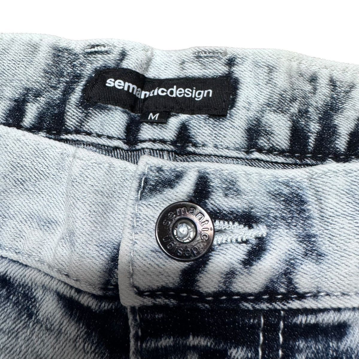 semanticdesign Semantic Design Acid Wash Denim Skinny Jeans Size US 30 / EU 46 - 6 Thumbnail