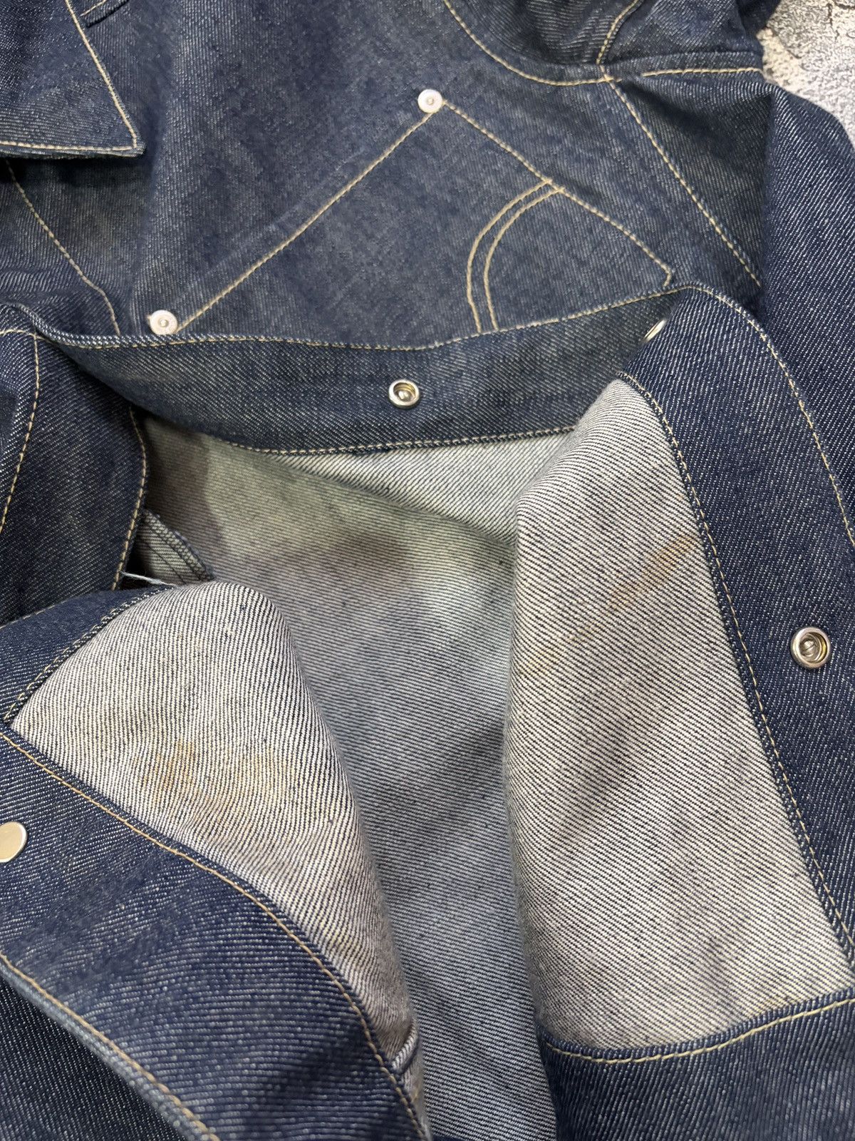 Levi's Levi’s Engineered Jeans Denim Jacket Dark Indigo L Size US L / EU 52-54 / 3 - 11 Thumbnail