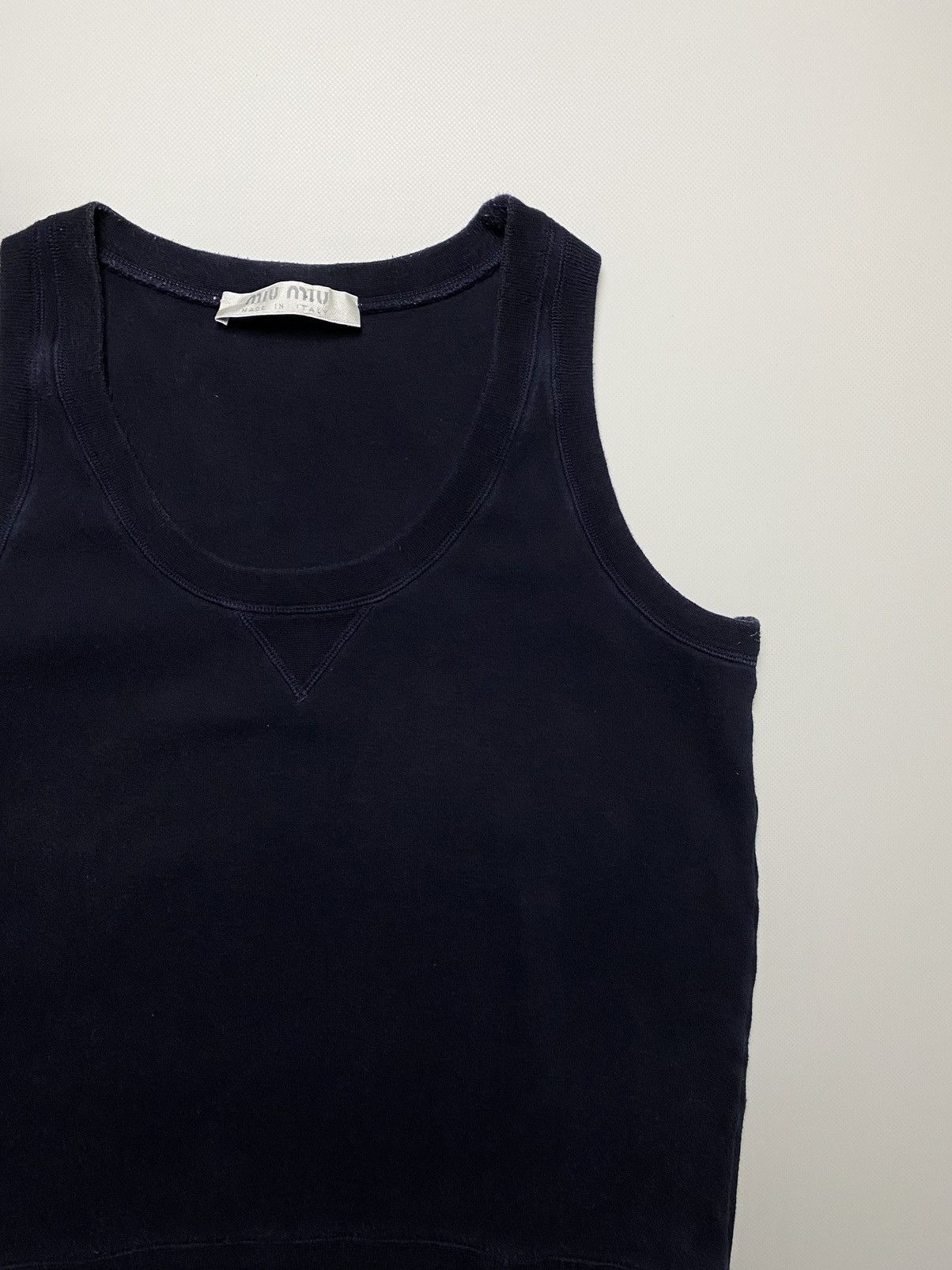 Miu Miu Miu Miu Women’s Archive Tank Top Size XS / US 0-2 / IT 36-38 - 3 Thumbnail