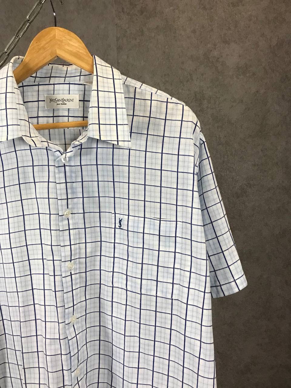 Yves Saint Laurent YSL Yves Saint Laurent vintage luxury designer shirt Size US XL / EU 56 / 4 - 2 Thumbnail