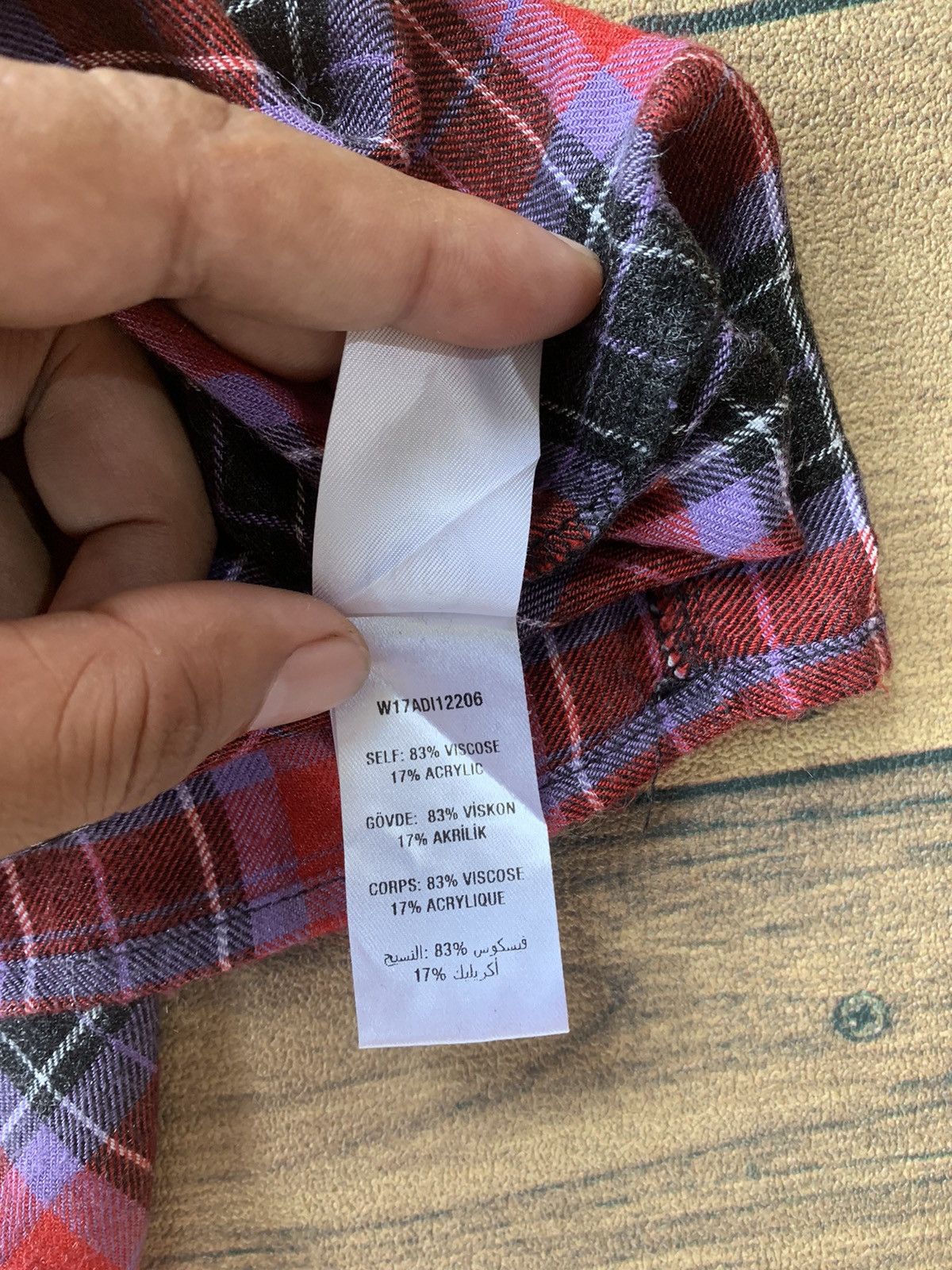 Opening Ceremony Opening ceremony oversized neck plaid blouse Size L / US 10 / IT 46 - 7 Thumbnail