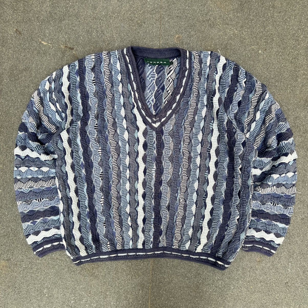 Vtg Tundra Canada buy Coogi Style Sweater 3d Knit Mens Size XL