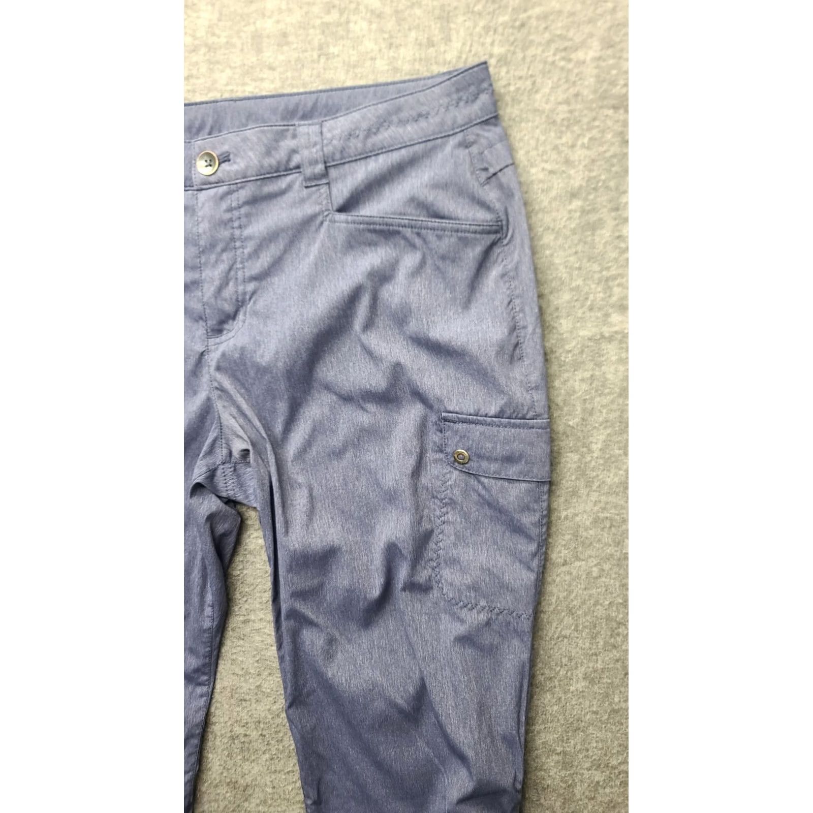 Eddie Bauer Eddie Bauer Travex Capris Womens 14 Relaxed Fit Mid Rise Cargo Hiking Gorpcore Capris Size ONE SIZE - 6 Thumbnail