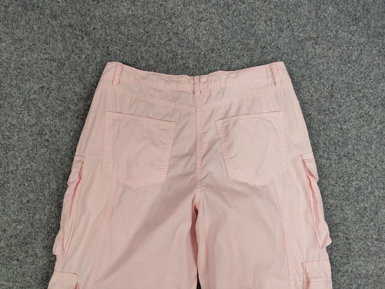 Japanese Brand Vintage 90's Japan Pink Parachute Multi pocket Cargo Pants Size 30" / US 8 / IT 44 - 13 Thumbnail