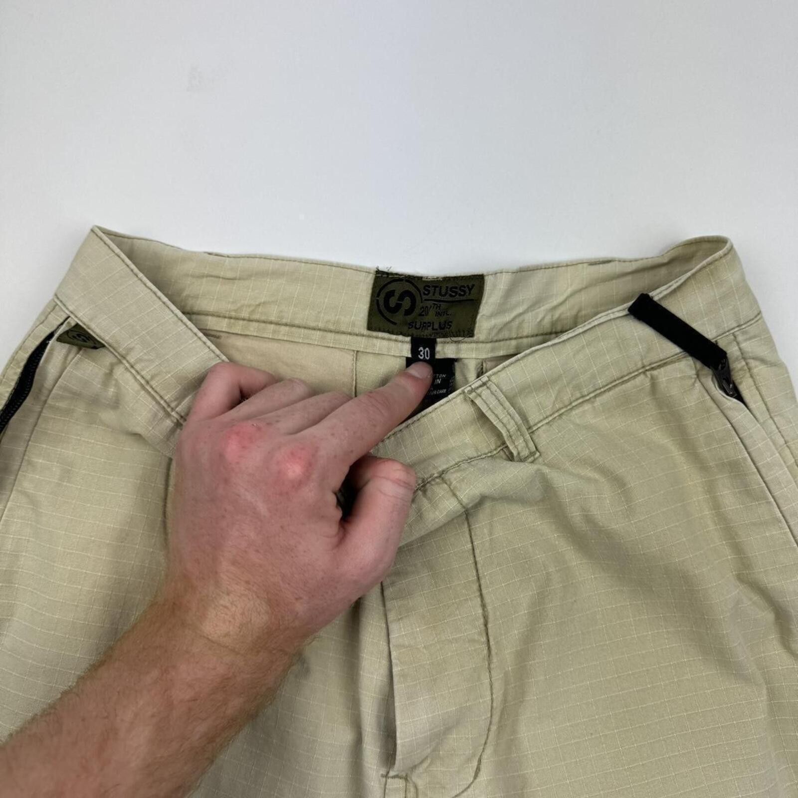 Stussy Vintage Stussy Cargo Shorts (30”) Size US 30 / EU 46 - 3 Thumbnail