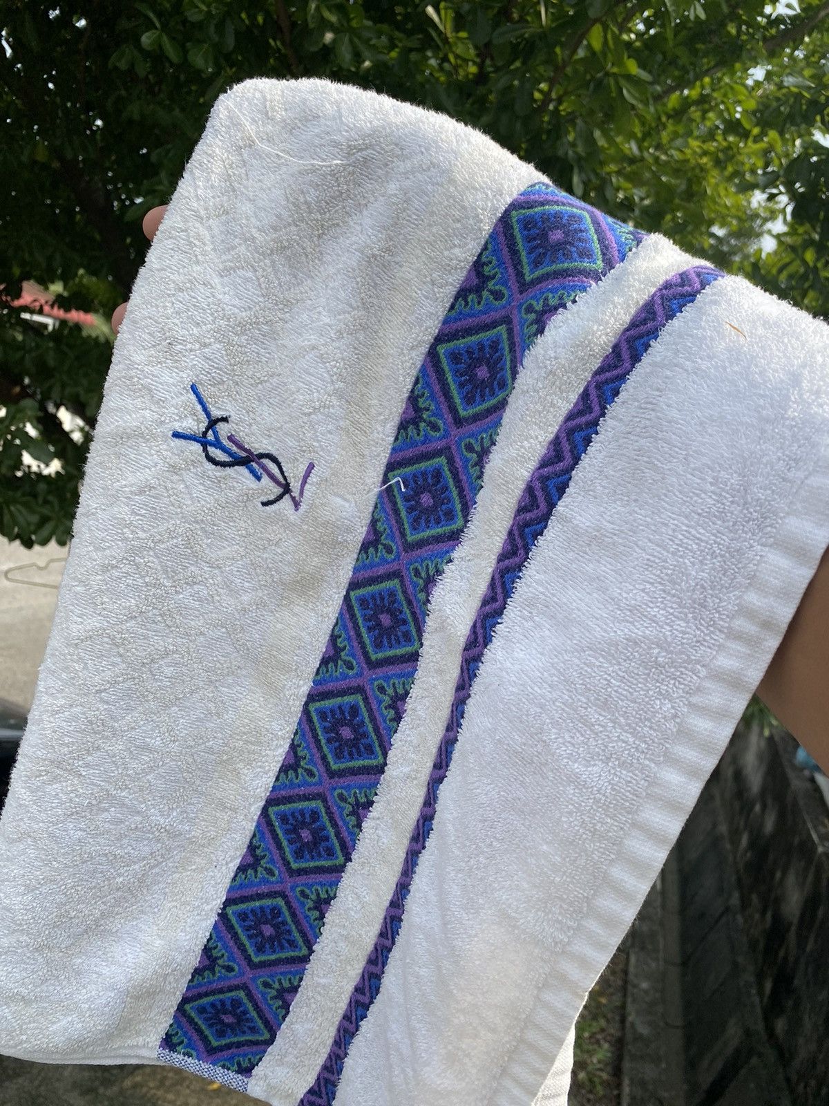 Vintage × Yves Saint Laurent YVES SAINT LAURENT TOWEL VERY RARE Size ONE SIZE - 5 Thumbnail