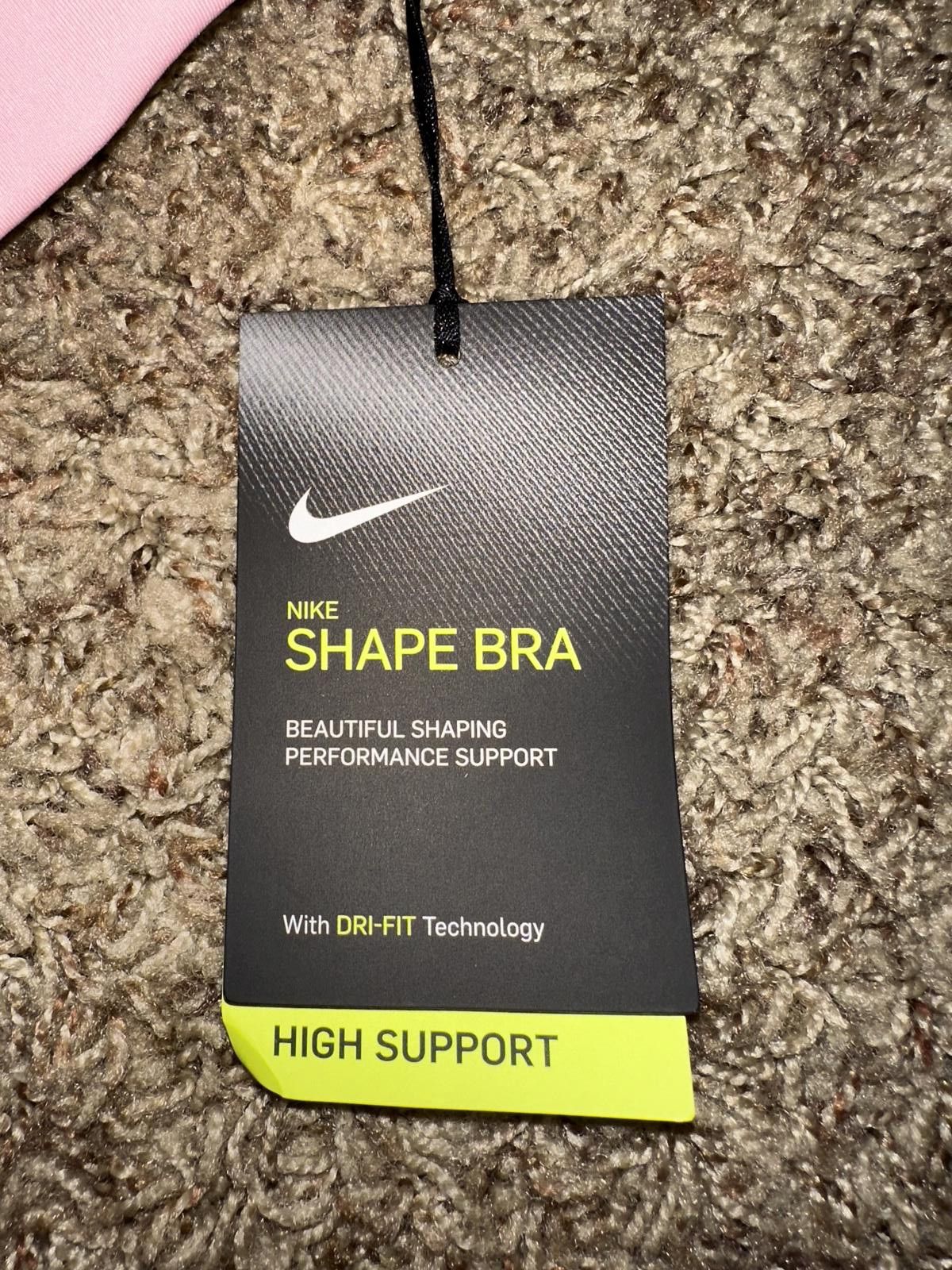 Nike Nike Women’s Dri-Fit. Shape High Support Padded Zip Front Sports Bra Size ONE SIZE - 12 Thumbnail