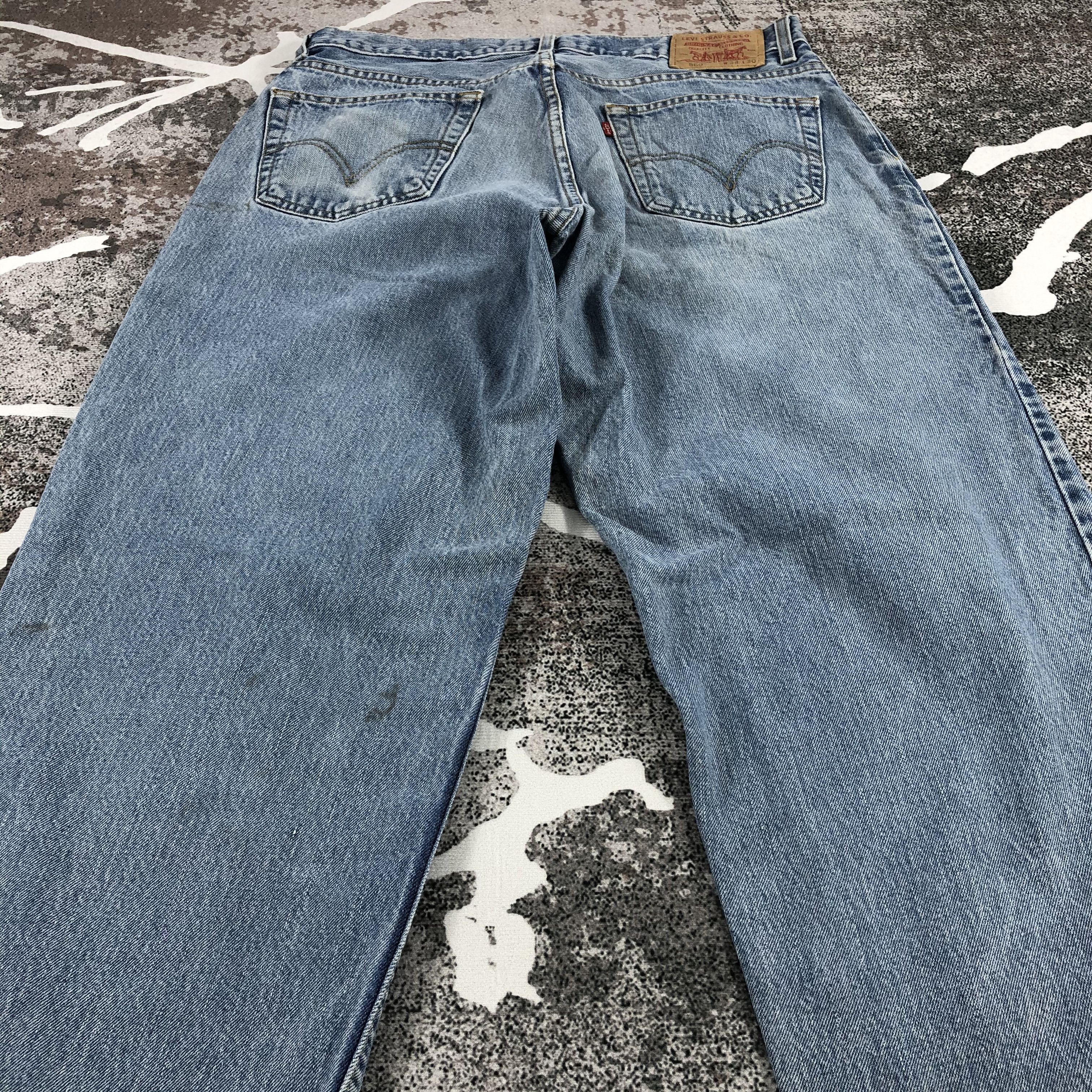 Levi's Vintage Levis 560 Jeans Stone Wash Denim KJ638 Size US 34 / EU 50 - 4 Thumbnail