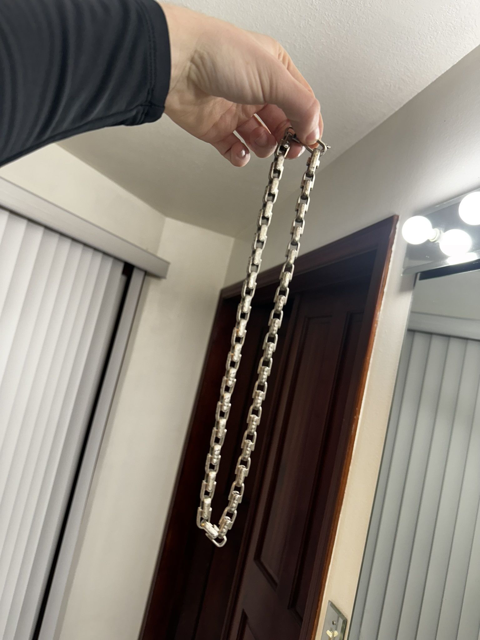 John Varvatos JOHN VARVATOS Distressed"Chain Necklace in .925 MSRP $1598 Size ONE SIZE - 6 Thumbnail
