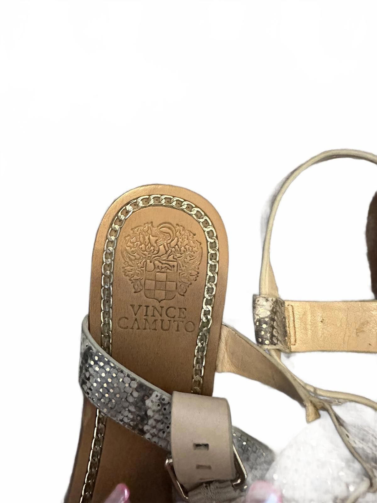Vince Camuto Vince Camuto Women's Snakeskin Print Sandals - Size 9.5M Size US 9.5 / IT 39.5 - 4 Thumbnail
