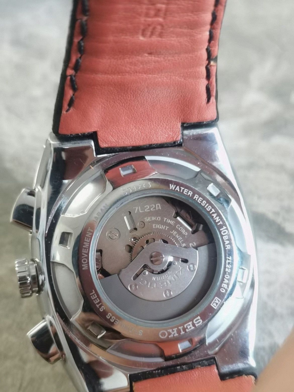 Seiko SEIKO SPORTURA KINETIC CHRONOGRAPH 7L22- TACHYMETER WATCH Size ONE SIZE - 5 Thumbnail