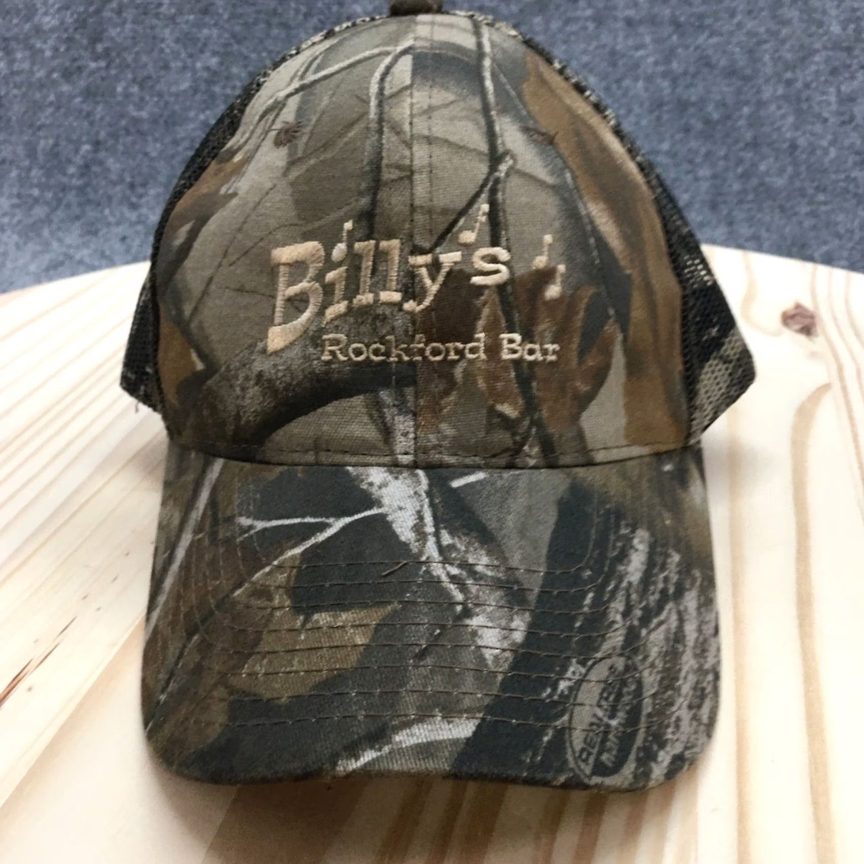 Port Authority Billys Rockford Bar Port Authority Trucker Hat Mens Brown Camo OS Adjustable Size ONE SIZE - 2 Thumbnail