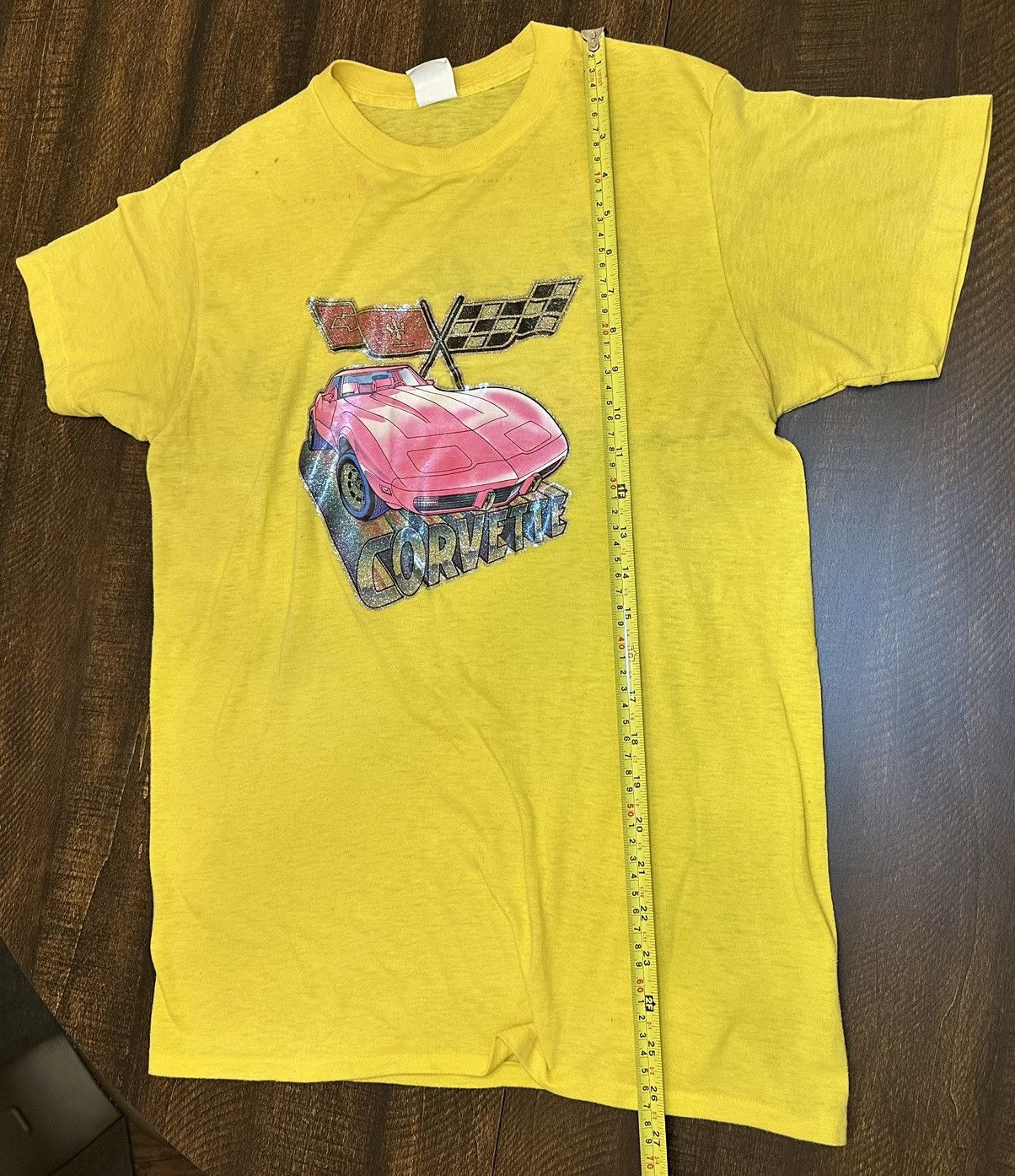 Vintage VTG Sing St Corvette T-Shirt w/Custom Design-Ched Tag-Large Size US L / EU 52-54 / 3 - 5 Thumbnail