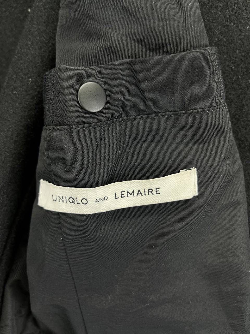 Lemaire × Uniqlo Lemaire X Uniqlo Black Wool Blazer Coat Jacket Size US M / EU 48-50 / 2 - 6 Thumbnail