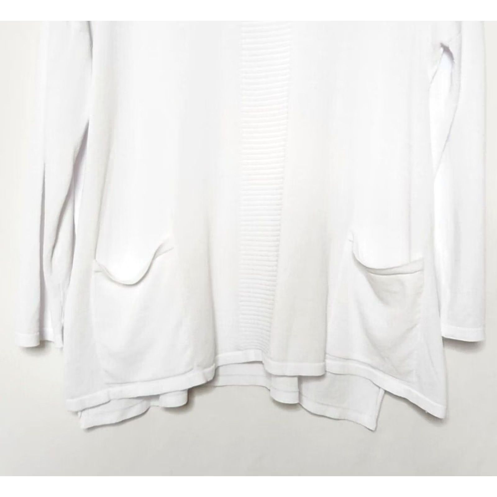 Vintage Terra Sweater Womens XL White Apparel Pullover Long Sleeve Rayon Nylon Blend Size XL / US 12-14 / IT 48-50 - 4 Thumbnail