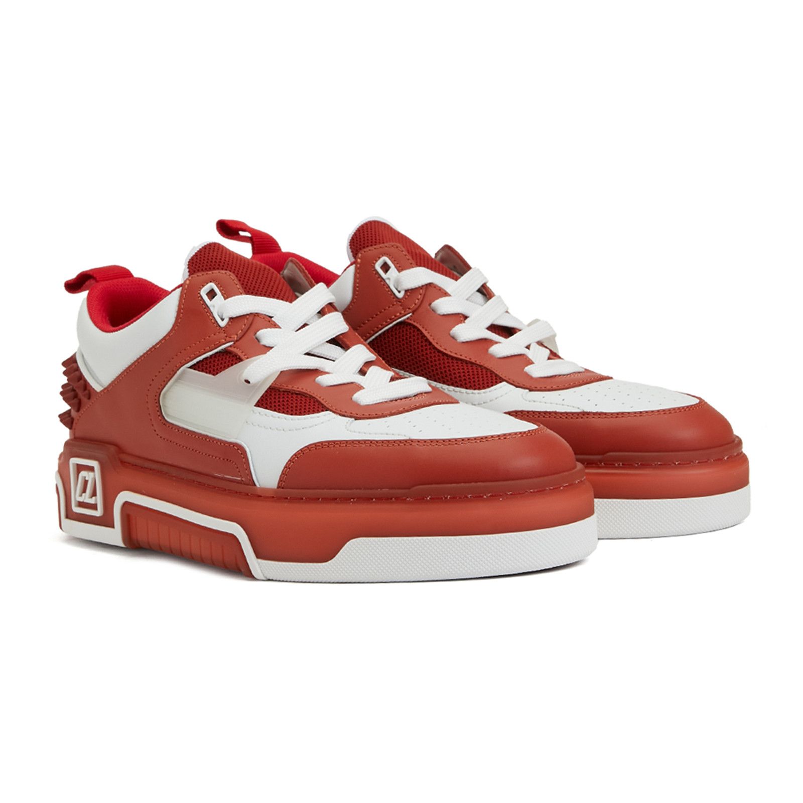 Christian Louboutin CHRISTIAN LOUBOUTIN Astroloubi white red leather sneakers 44 Size US 11 / EU 44 - 1 Thumbnail