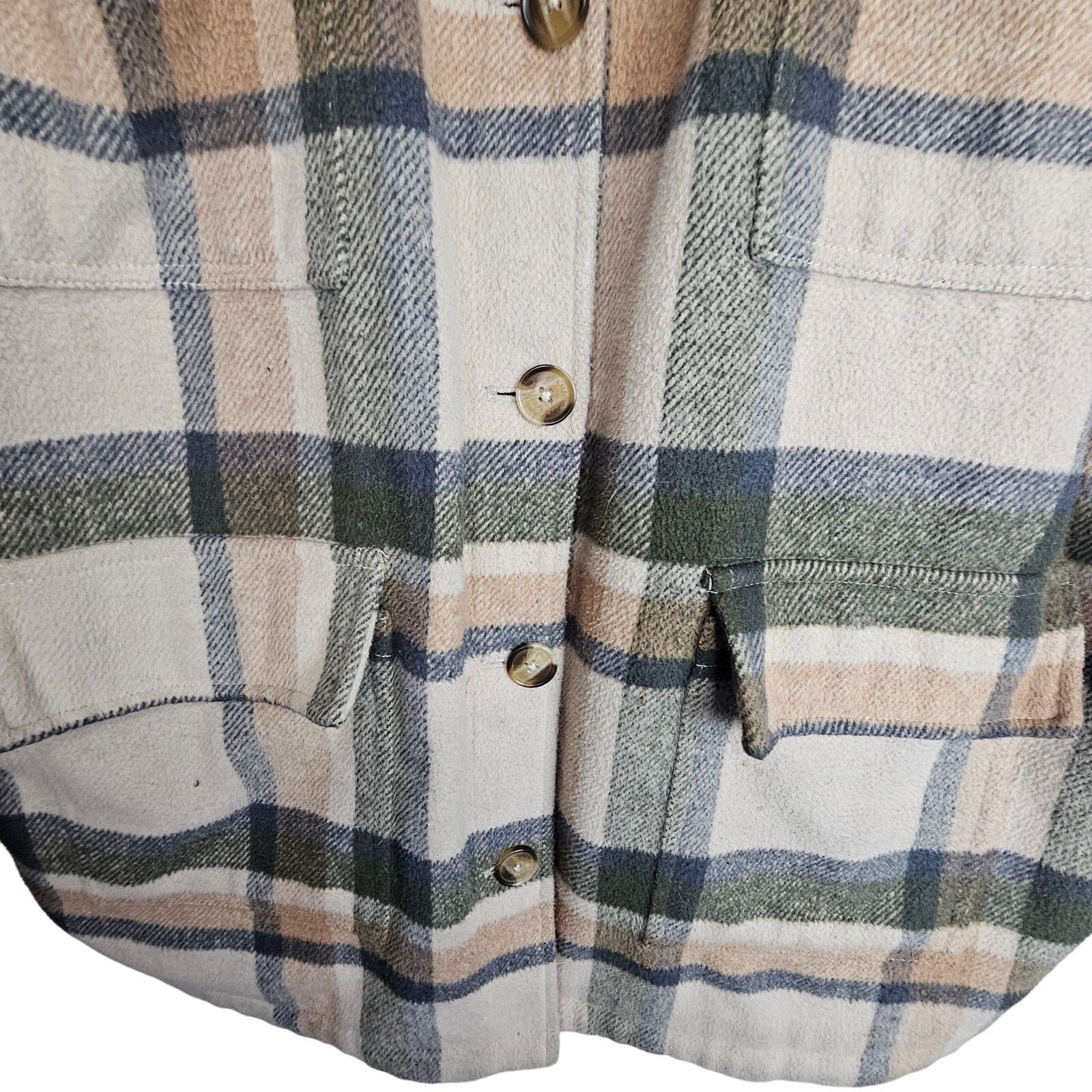 American Eagle Outfitters American Eagle Oversized Flannel Chore Coat Barn Jacket XXL Size XXL / US 16-18 / IT 52-54 - 4 Thumbnail