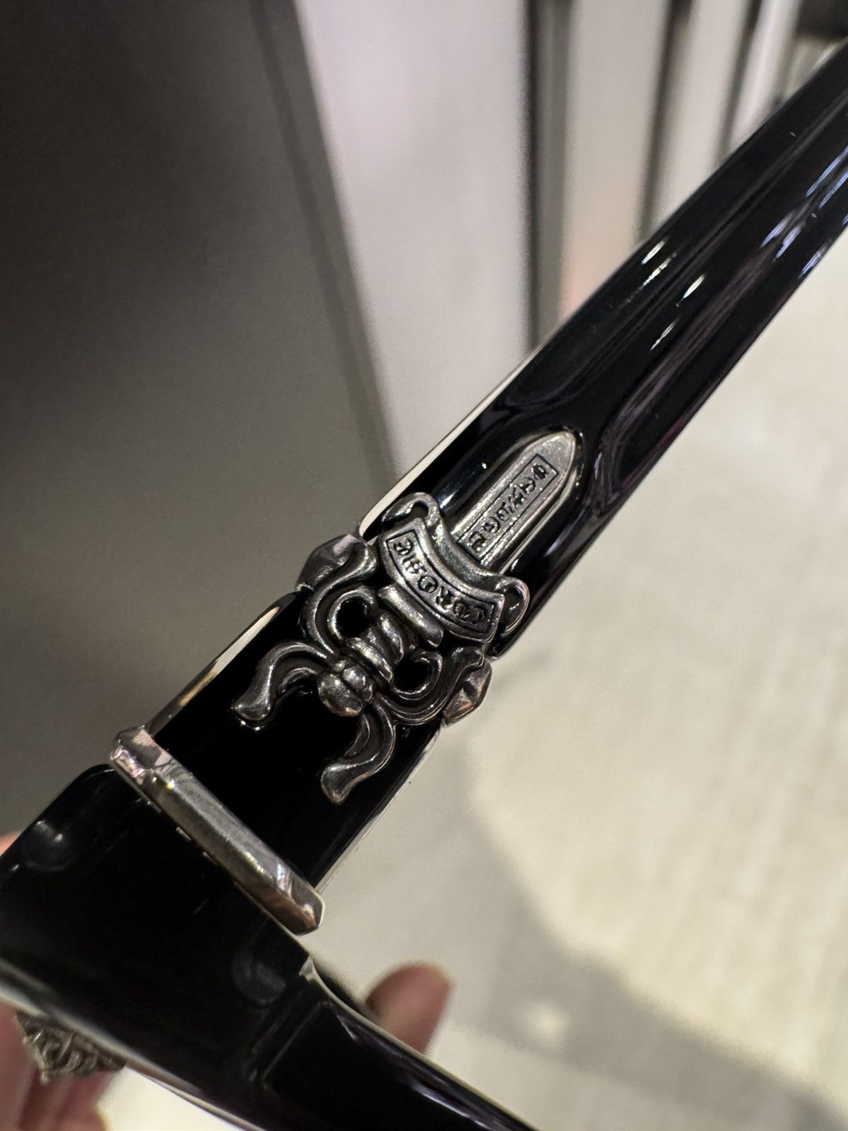 Chrome Hearts CH Donnysoffergism Sunglasses (Black/Aquamarine) Size ONE SIZE - 17 Thumbnail