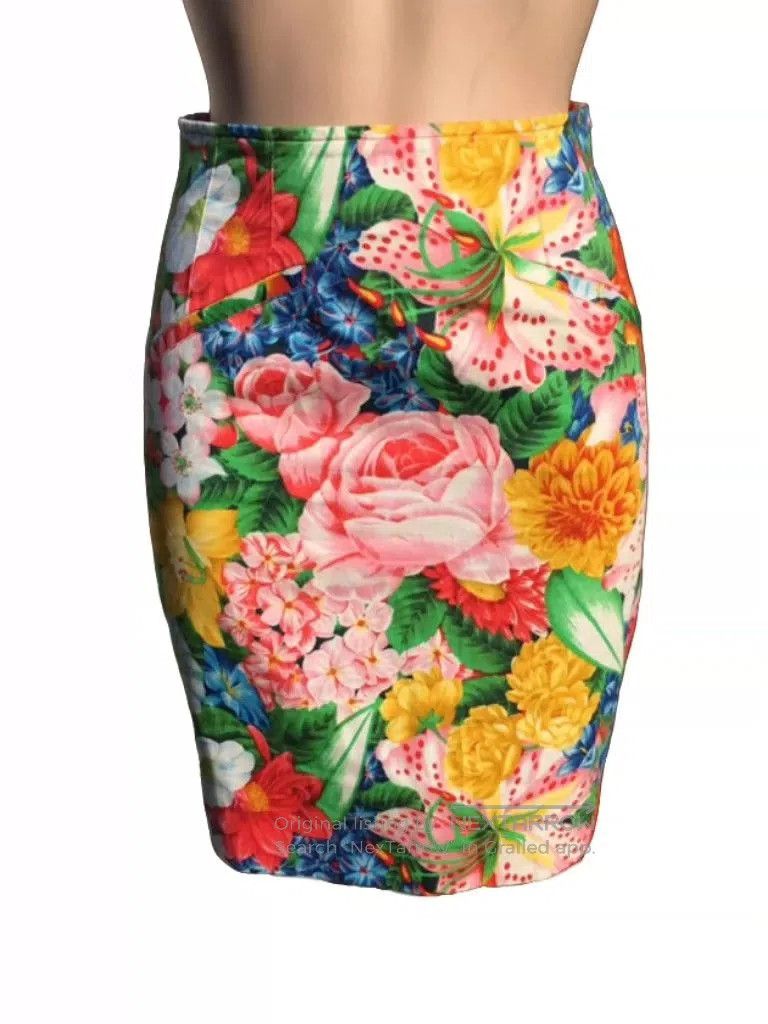 Kenzo KENZO 1992SS Floral Skirt S . Size 24" / US 00 / IT 34 - 2 Thumbnail