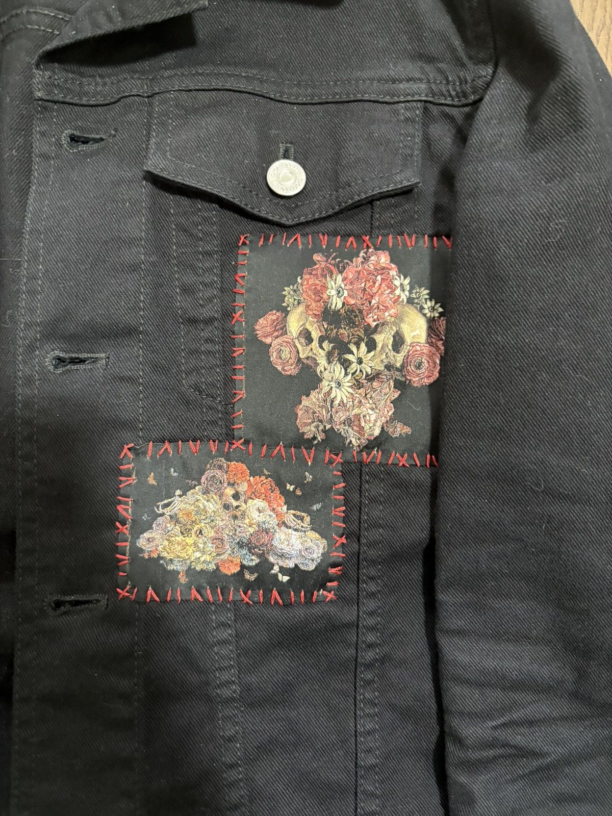 Dior Dior Homme X Toru Kamei SS17 Patchwork Denim Jacket Size US S / EU 44-46 / 1 - 2 Thumbnail