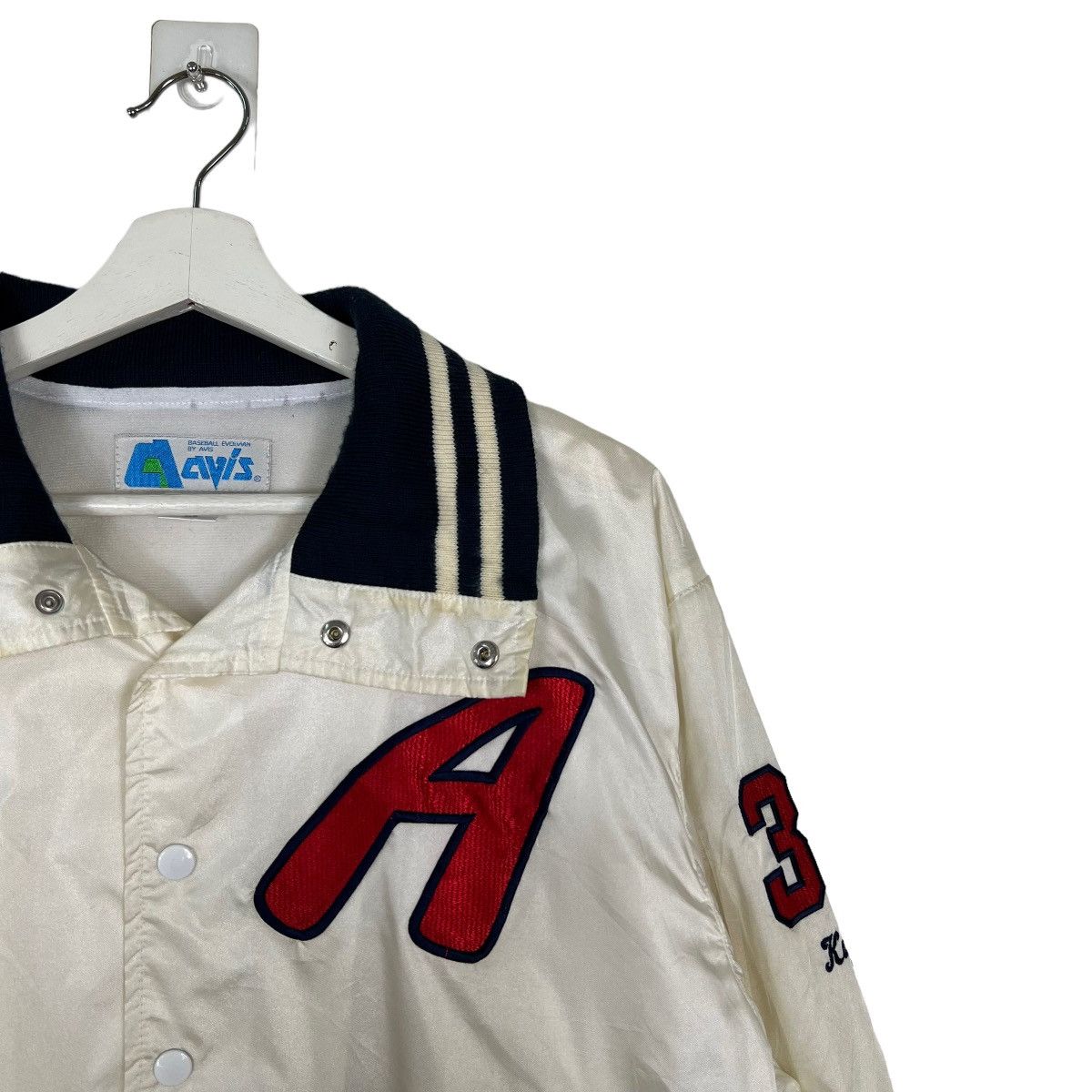 Japanese Brand 🔥 BASEBALL EVOLVIAN BY AVIS SATIN BOMBER JACKET Size US M / EU 48-50 / 2 - 7 Thumbnail