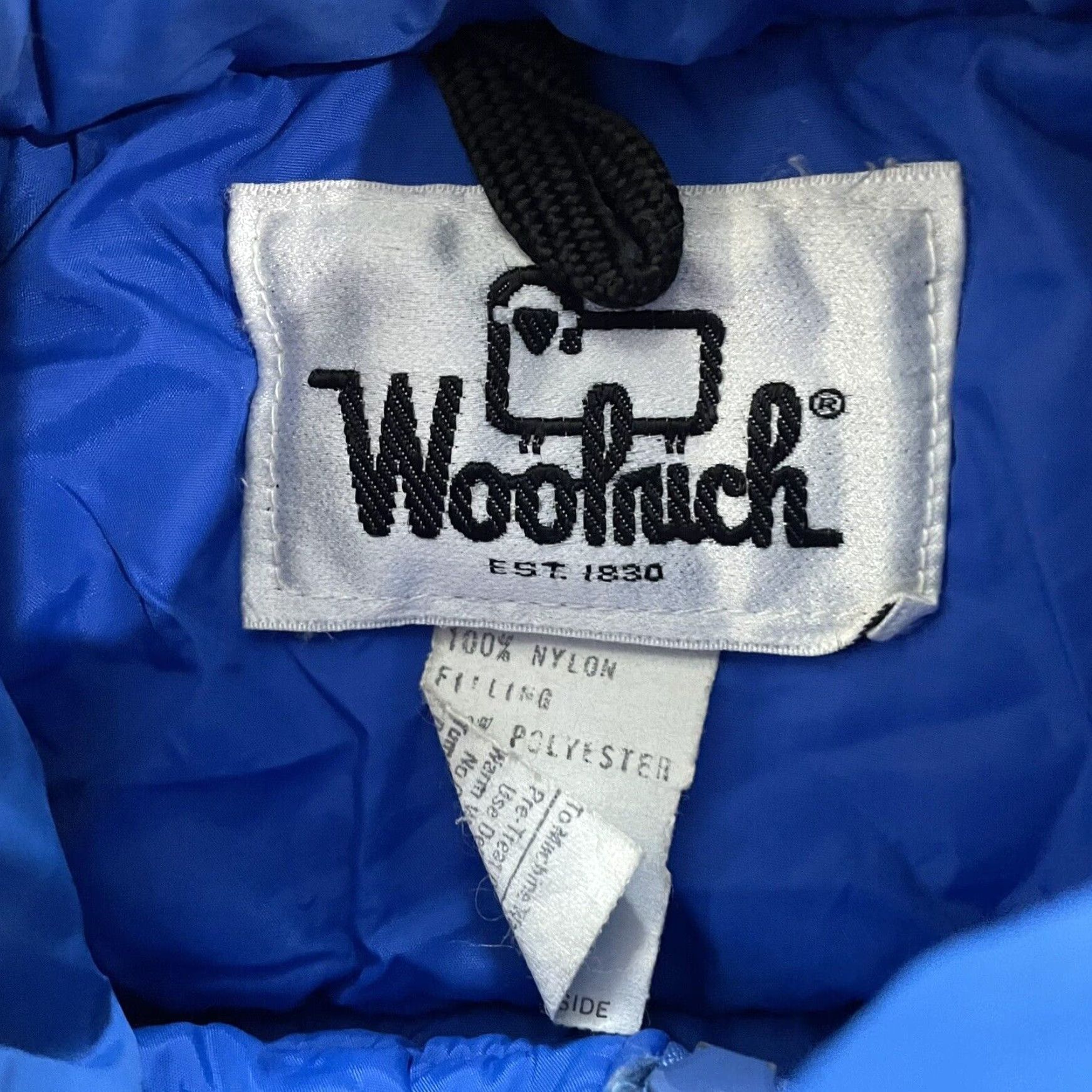 Vintage VINTAGE Woolrich Puffer Jacket Mens Medium Blue Size US M / EU 48-50 / 2 - 4 Thumbnail