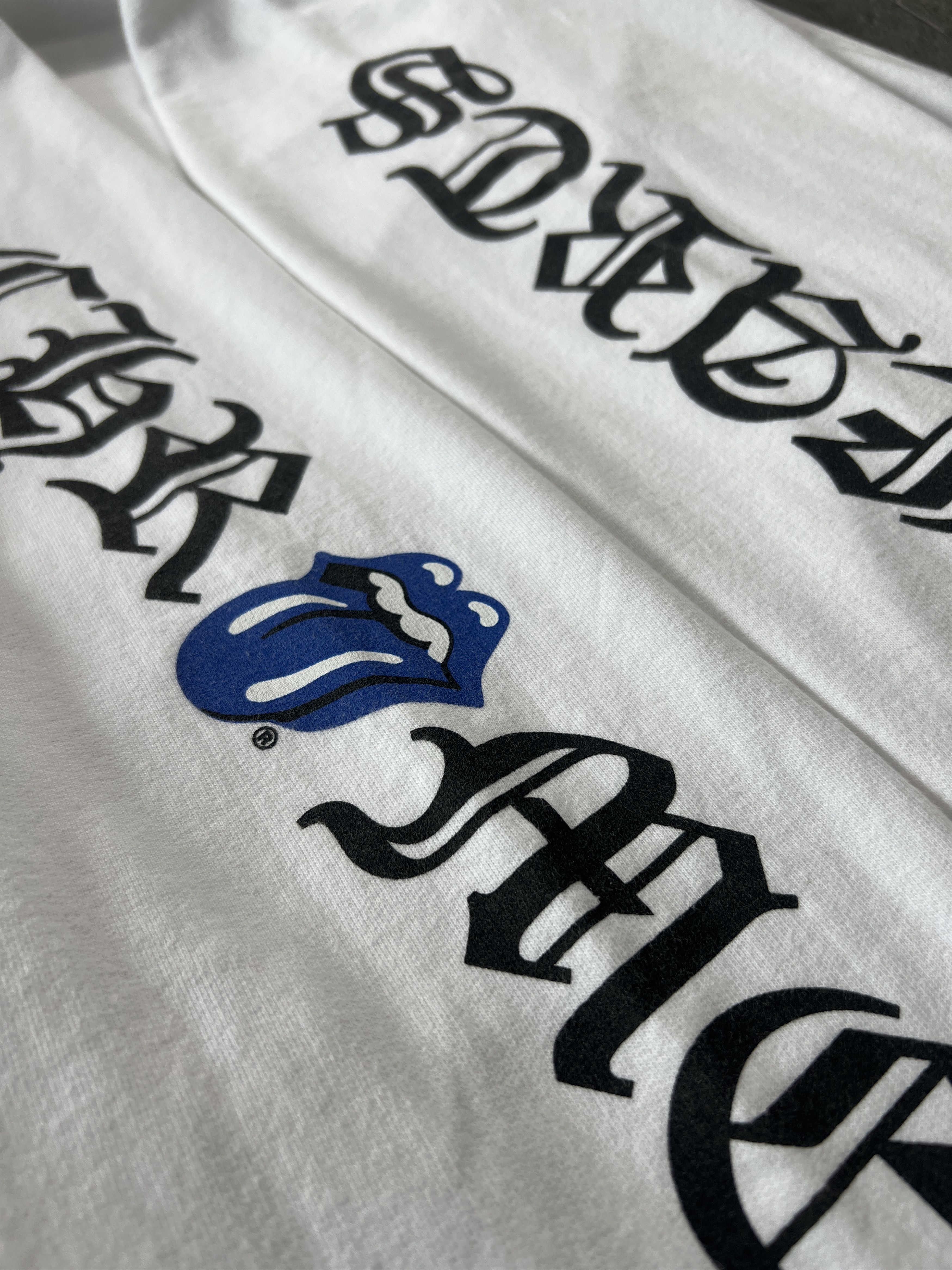 Chrome Hearts Chrome Hearts x Rolling Stones Blue Tongue White Hoodie XL Size US XL / EU 56 / 4 - 7 Thumbnail