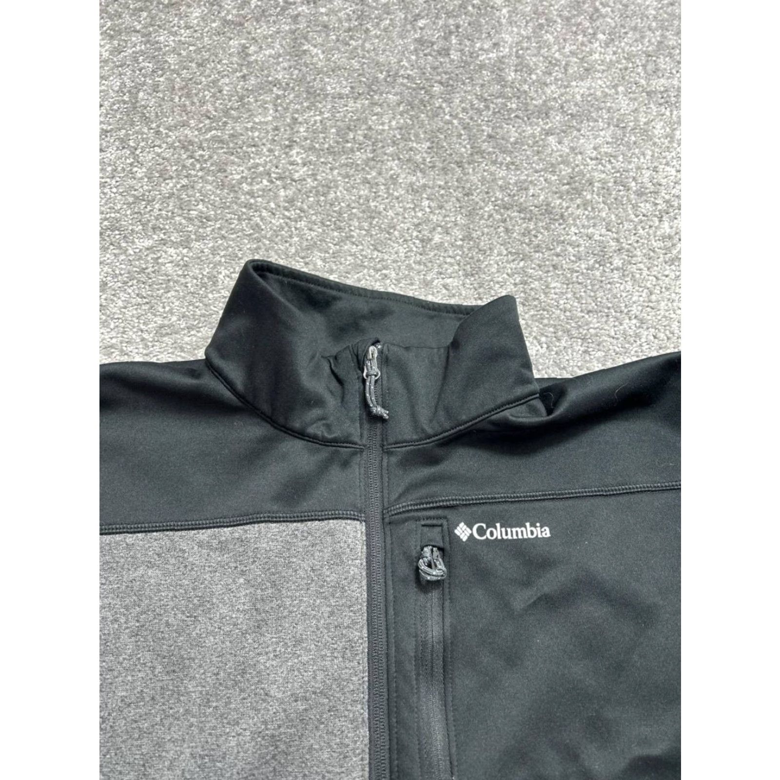 Vintage Columbia Fleece Jacket Mens XL Gray Black Logo - Performance/Outdoor - Jacket Size US XL / EU 56 / 4 - 3 Thumbnail