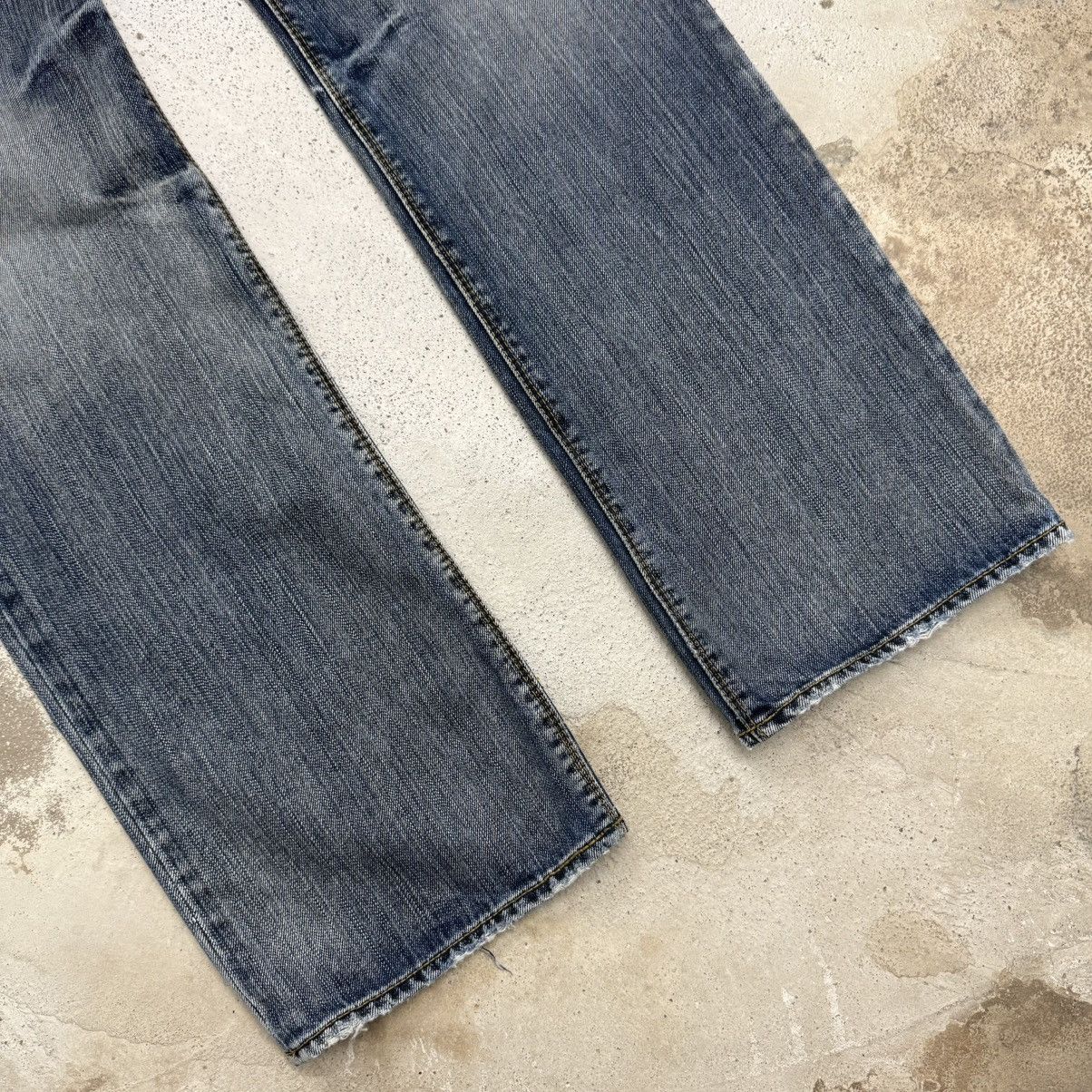 Boycott Boycott Lightning Wash Whisker Distressed Denim Pant Size US 34 / EU 50 - 5 Thumbnail