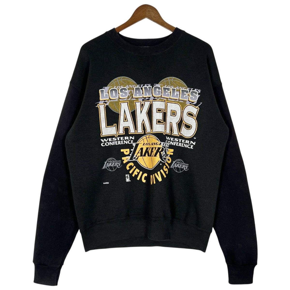 NBA 90 Vintage LA Lakers x Lee NBA Sweatshirt Size US L / EU 52-54 / 3 - 1 Thumbnail