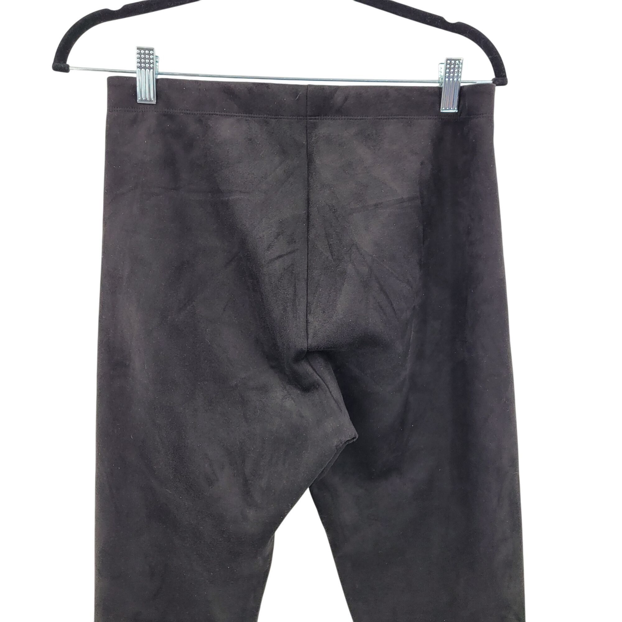 Designer Revolves BCBGMAXAZRIA Faux Suede High-Waisted Mason Leggings Size 30" / US 8 / IT 44 - 9 Thumbnail