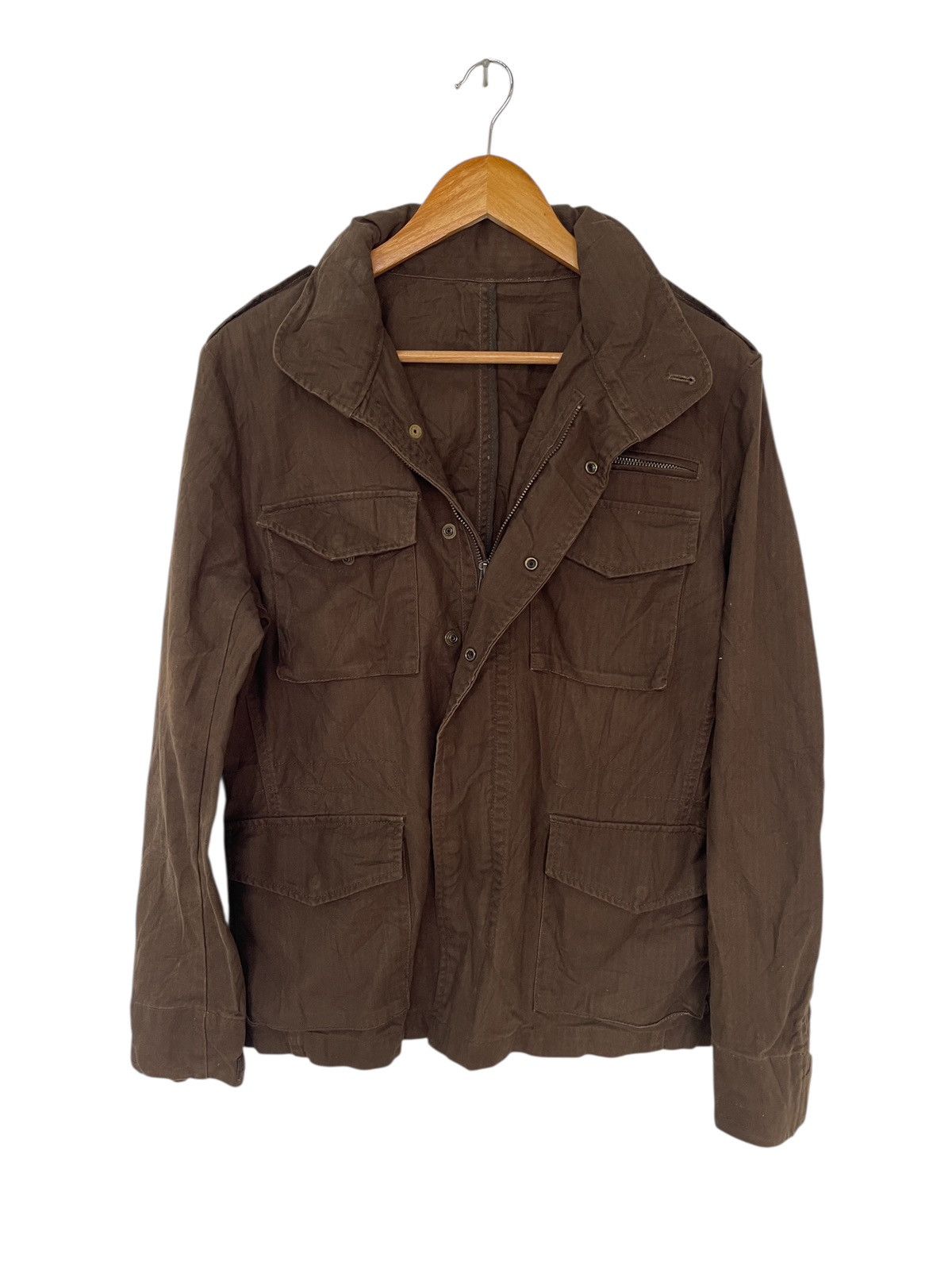 Designer × Japanese Brand × Takeo Kikuchi TAKEO KIKUCHI FIELD JACKET UTILITY COTTON Size US S / EU 44-46 / 1 - 1 Thumbnail