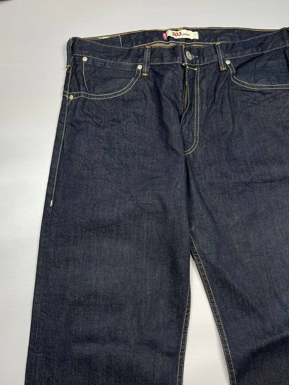 Levi's Vintage Levi's Bootcut 503 Loose Selvedge Jeans Flared Denim Size US 36 / EU 52 - 5 Thumbnail