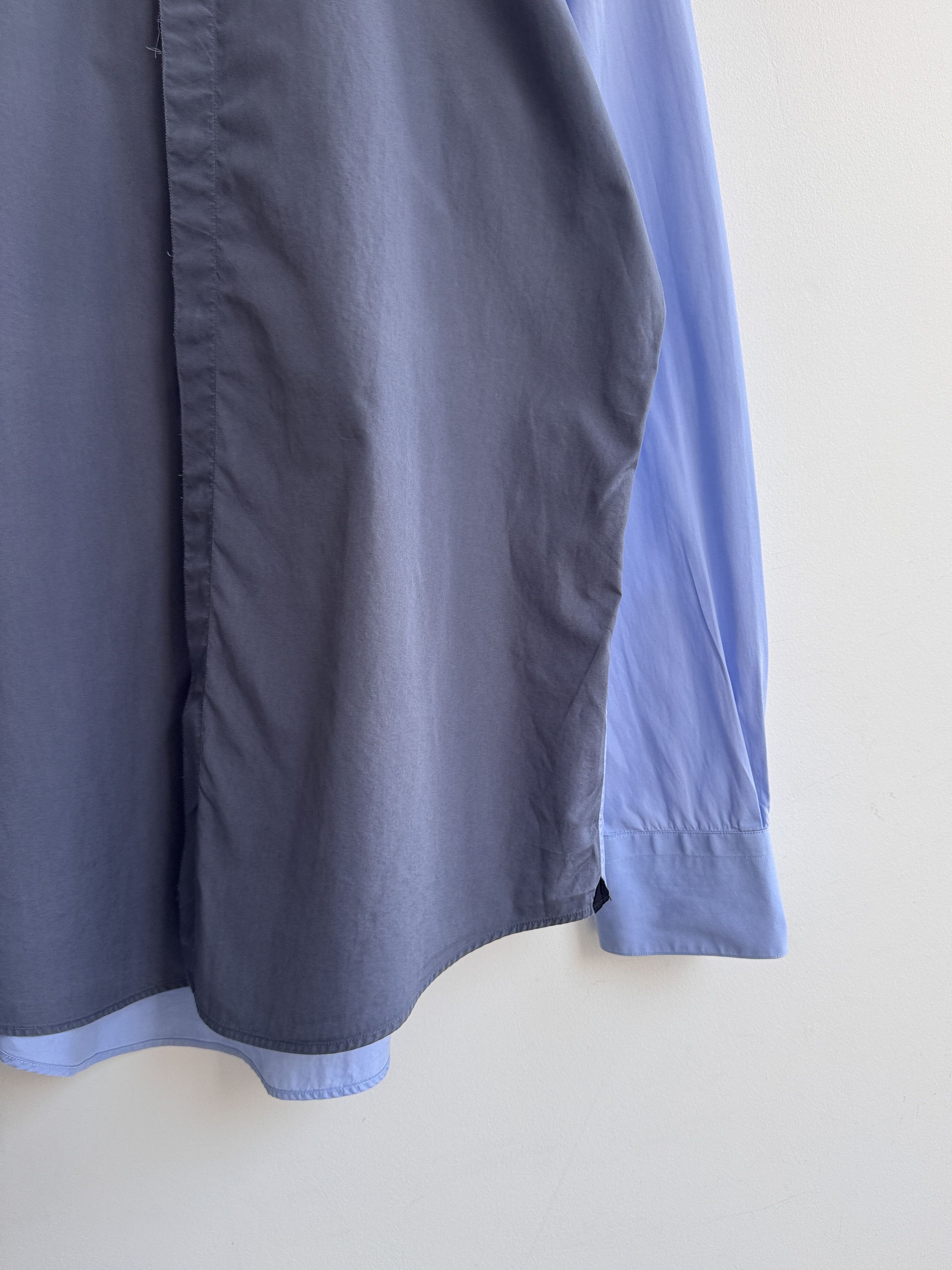 Lanvin Lanvin Blue Dress Shirt Size US L / EU 52-54 / 3 - 5 Thumbnail