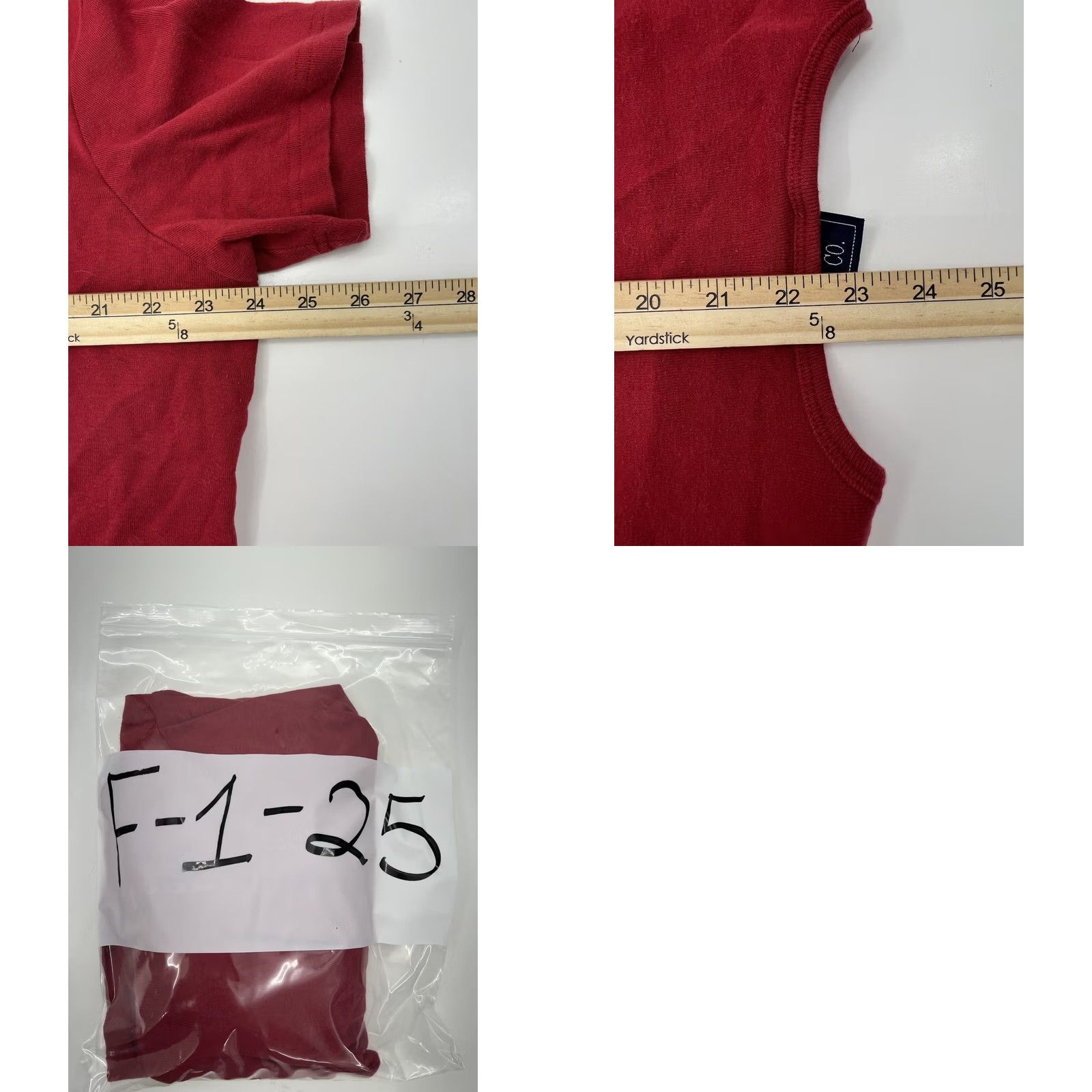 CO Womens AE Sport & Co Blouse Size 3X Red Ribbed Short Sleeve Shirt Womens Plus 3X Red Short Sleeve Blouse Size XXL / US 16-18 / IT 52-54 - 8 Thumbnail
