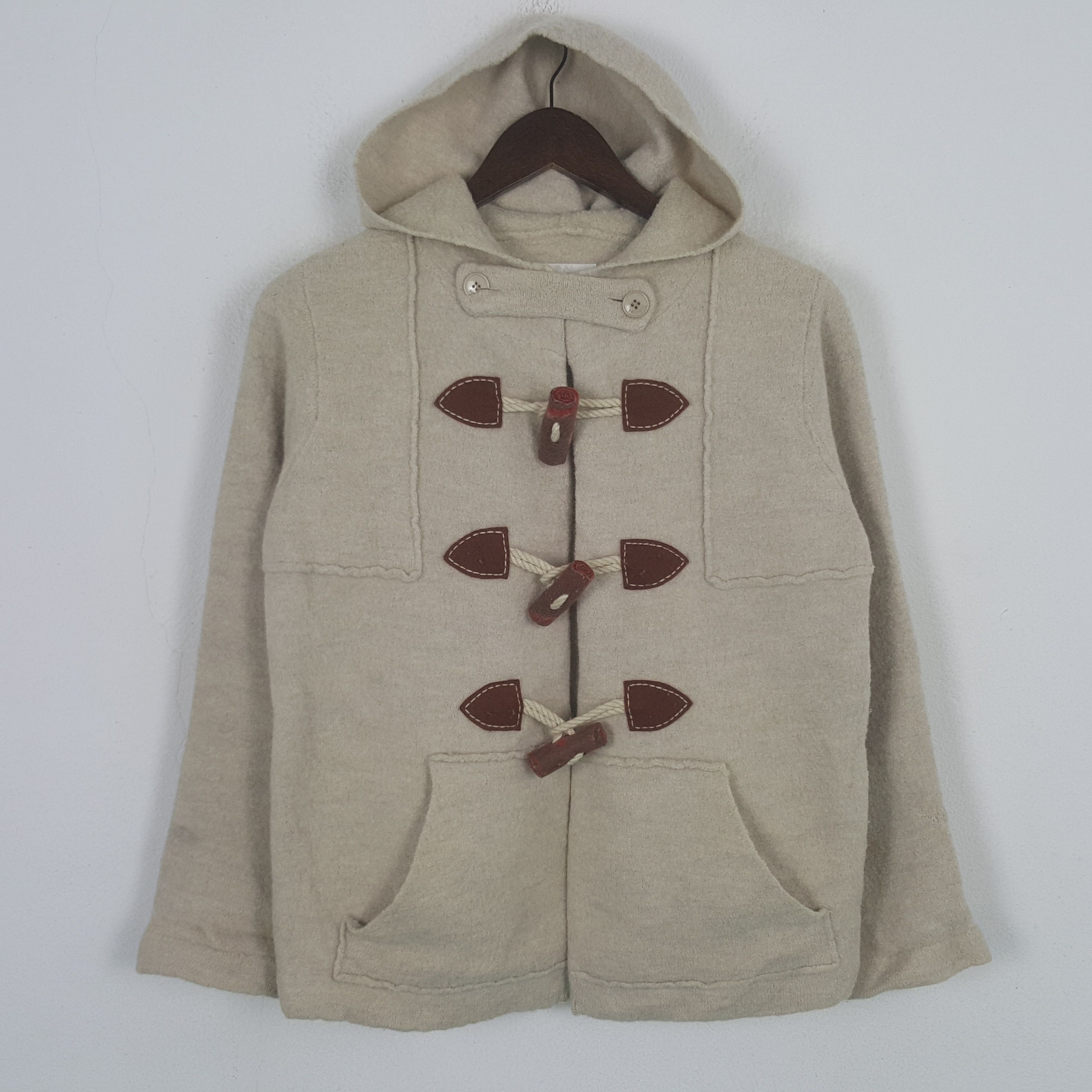 Ne-Net Vintage Ne-net by Issey Miyake Duffle Jacket Ball Hoodie Size US S / EU 44-46 / 1 - 1 Thumbnail