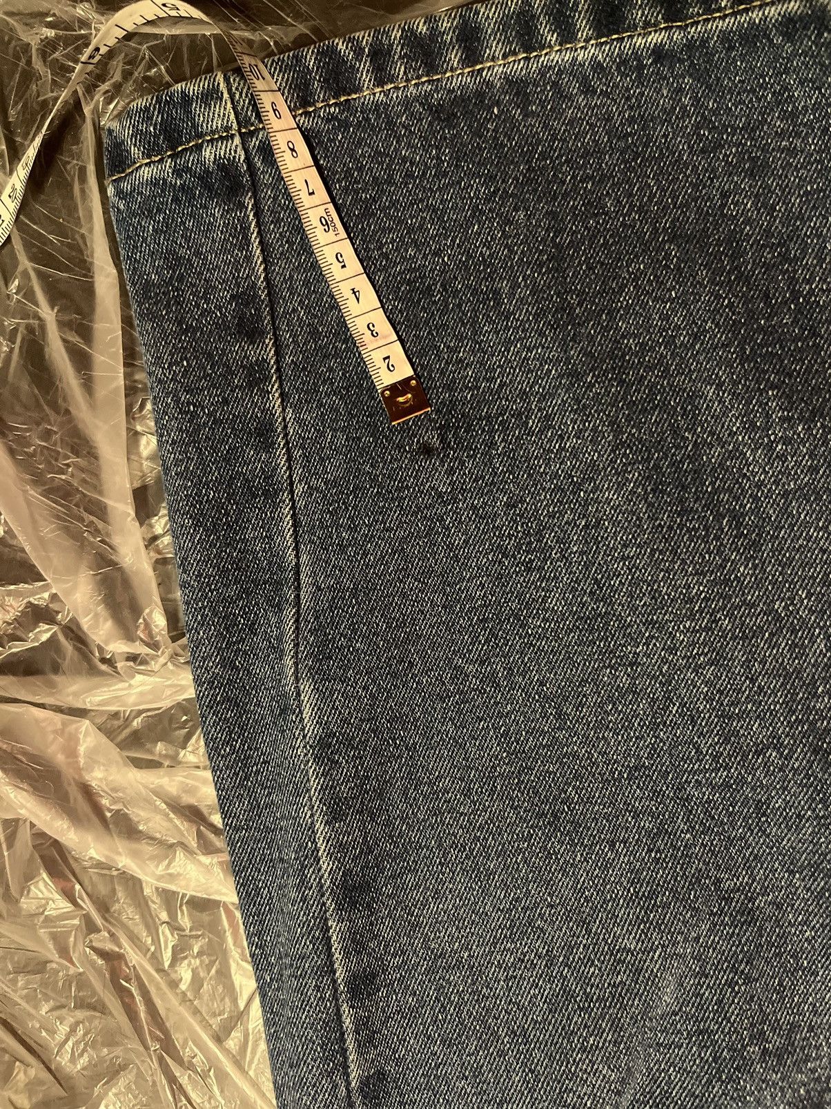 Japanese Brand Custom Horror Graphic Denim Jeans (Straight Fit, DIY2020s) Size US 30 / EU 46 - 9 Thumbnail