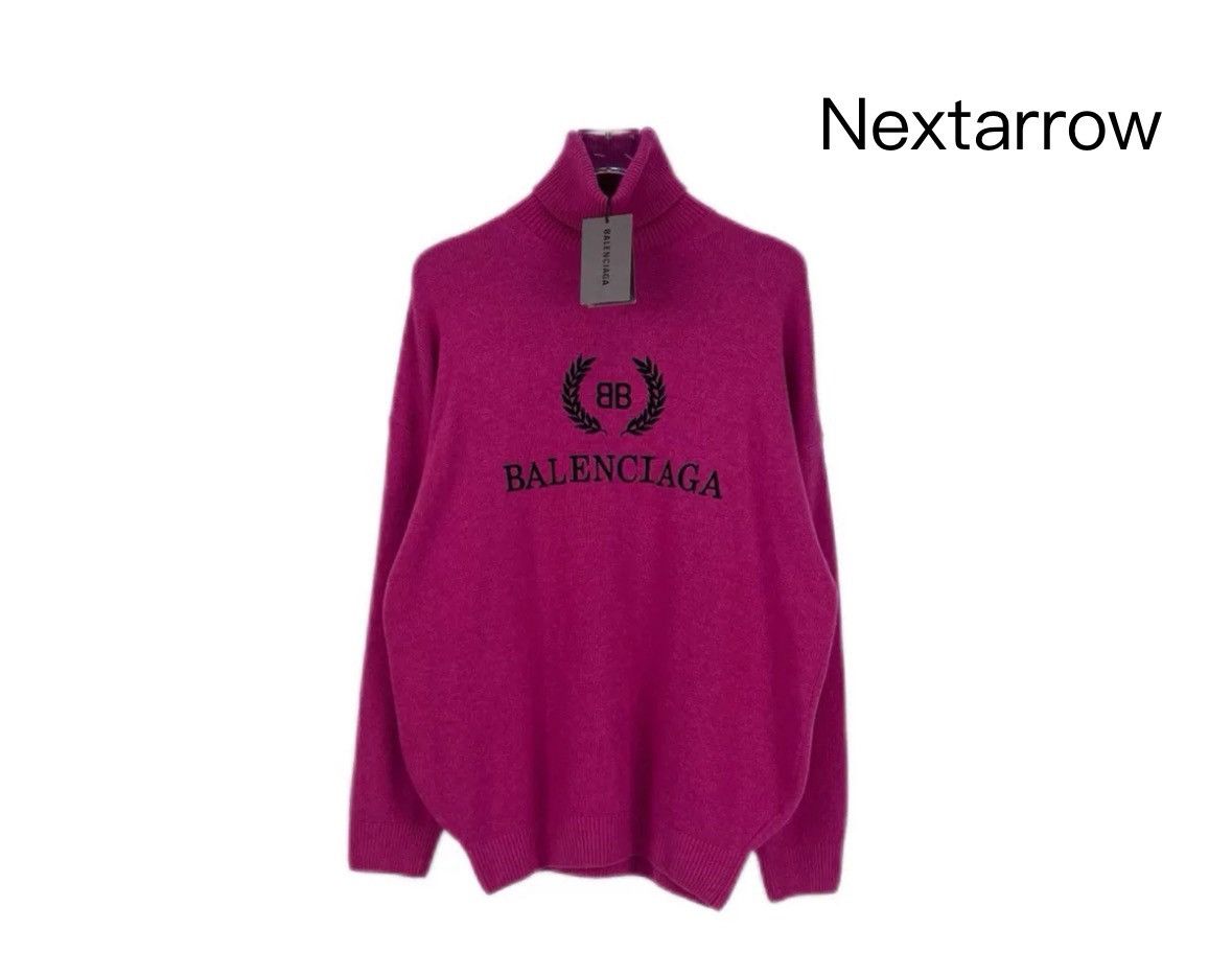 Balenciaga Balenciaga classic embroidered wool sweater 2412-Nextarrow Size US S / EU 44-46 / 1 - 1 Thumbnail