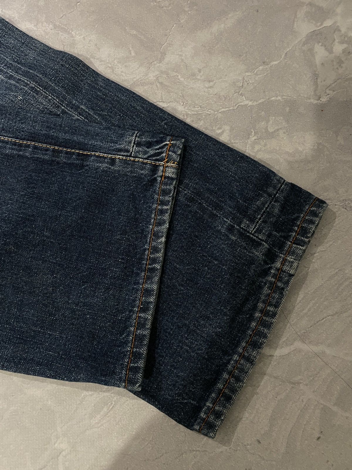 Vintage CRAZY Avan Number Nine Style Straight Jean-Y2K drip darkwear Size US 32 / EU 48 - 3 Thumbnail