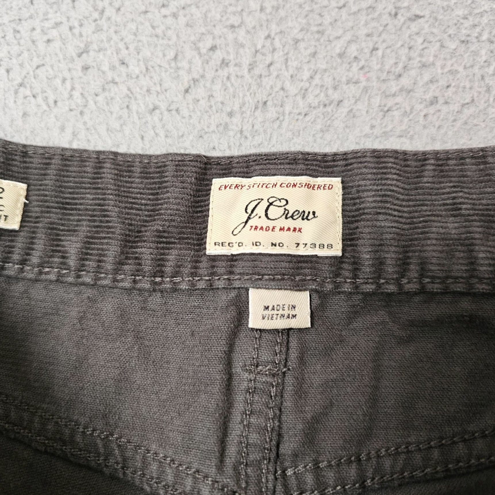 J.Crew J.Crew Corduroy Pants Mens 28x30 Taupe Classic Straight 5 Pocket Stretch Casual Size US 28 / EU 44 - 4 Thumbnail