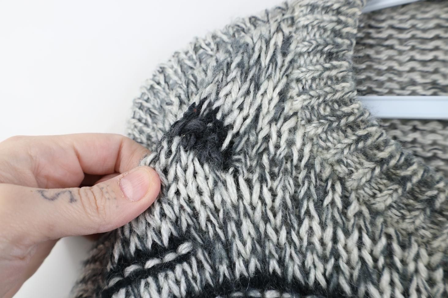 Vintage Vintage 90s Streetwear Geometric Chunky Knit Sweater Size US M / EU 48-50 / 2 - 7 Thumbnail