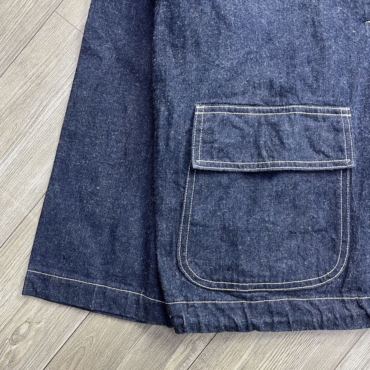 Buzz Rickson's × Japanese Brand × Toyo Enterprises Buzz Rickson’s US NAVY Pull Over Denim Jacket Size US L / EU 52-54 / 3 - 9 Thumbnail