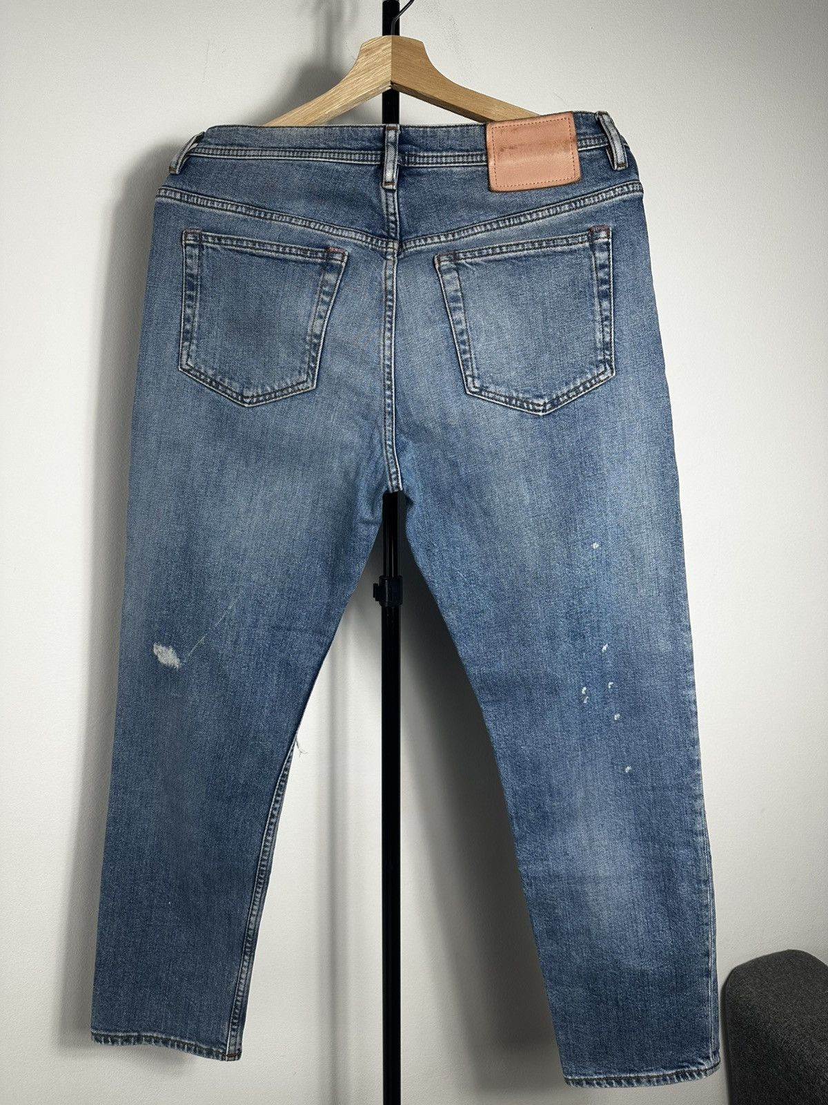 Acne Studios Acne Studios Blå Konst River Blue Destroyed Jeans W31 L32 Size US 31 - 7 Thumbnail